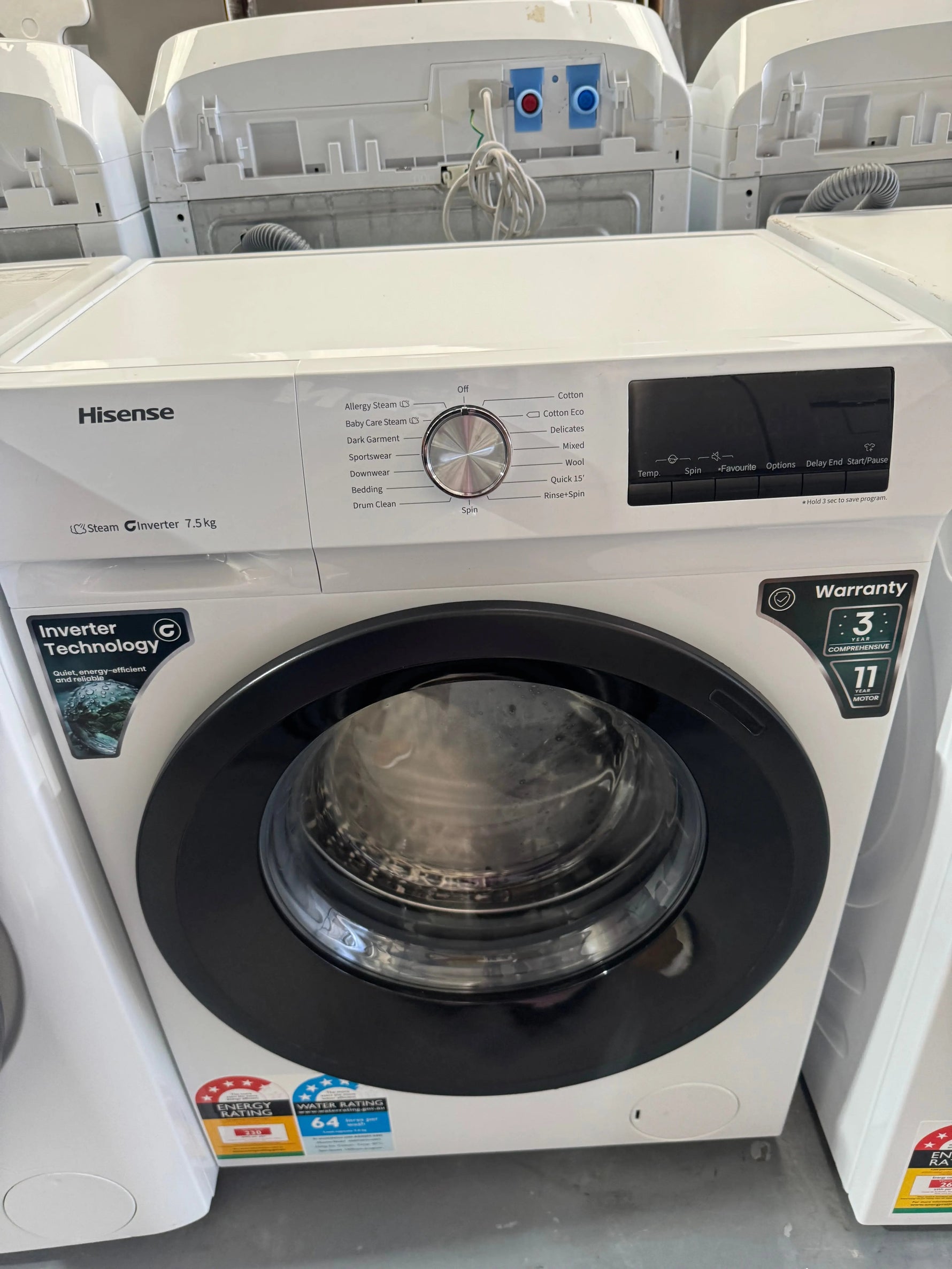 Refurbished Hisense 7.5kg washing machine | SYDNEY