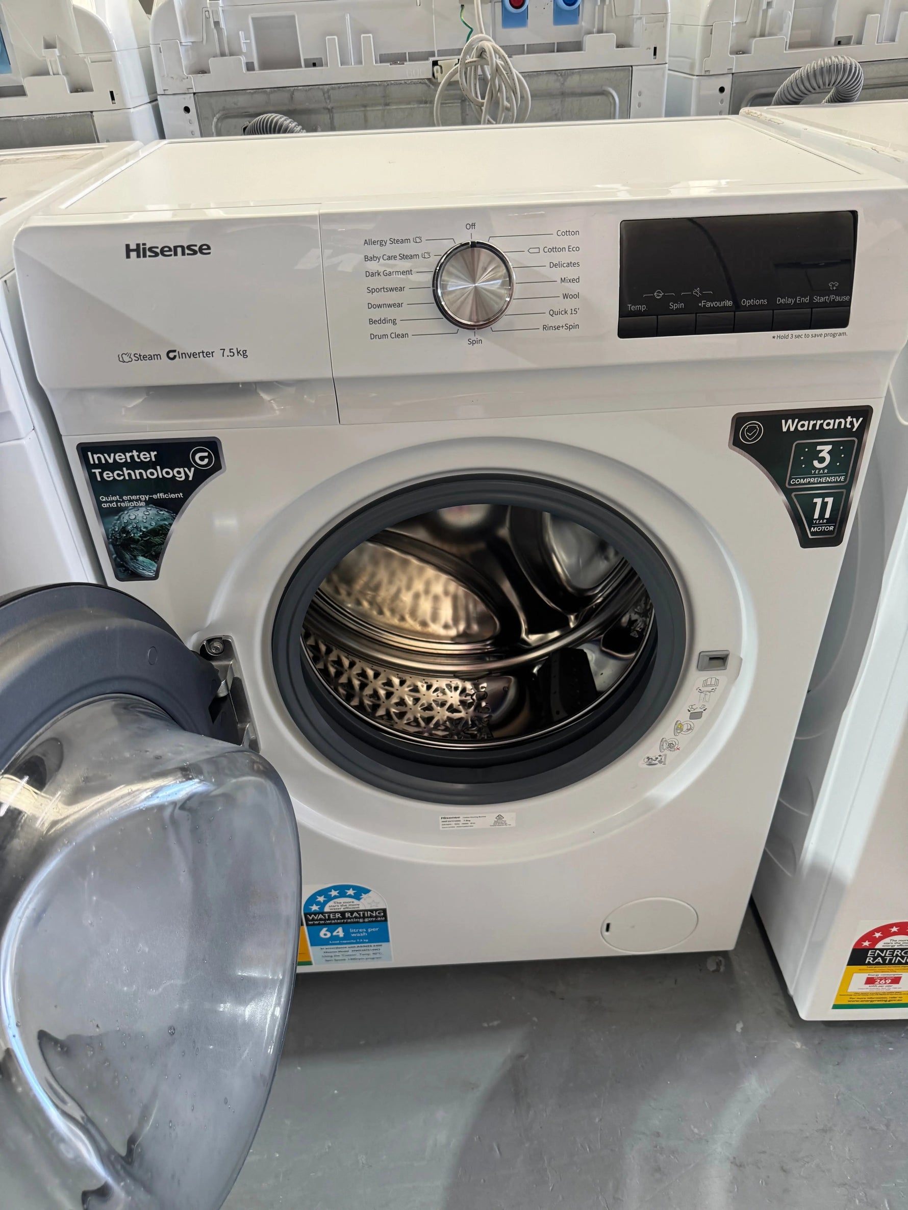 Refurbished Hisense 7.5kg washing machine | SYDNEY