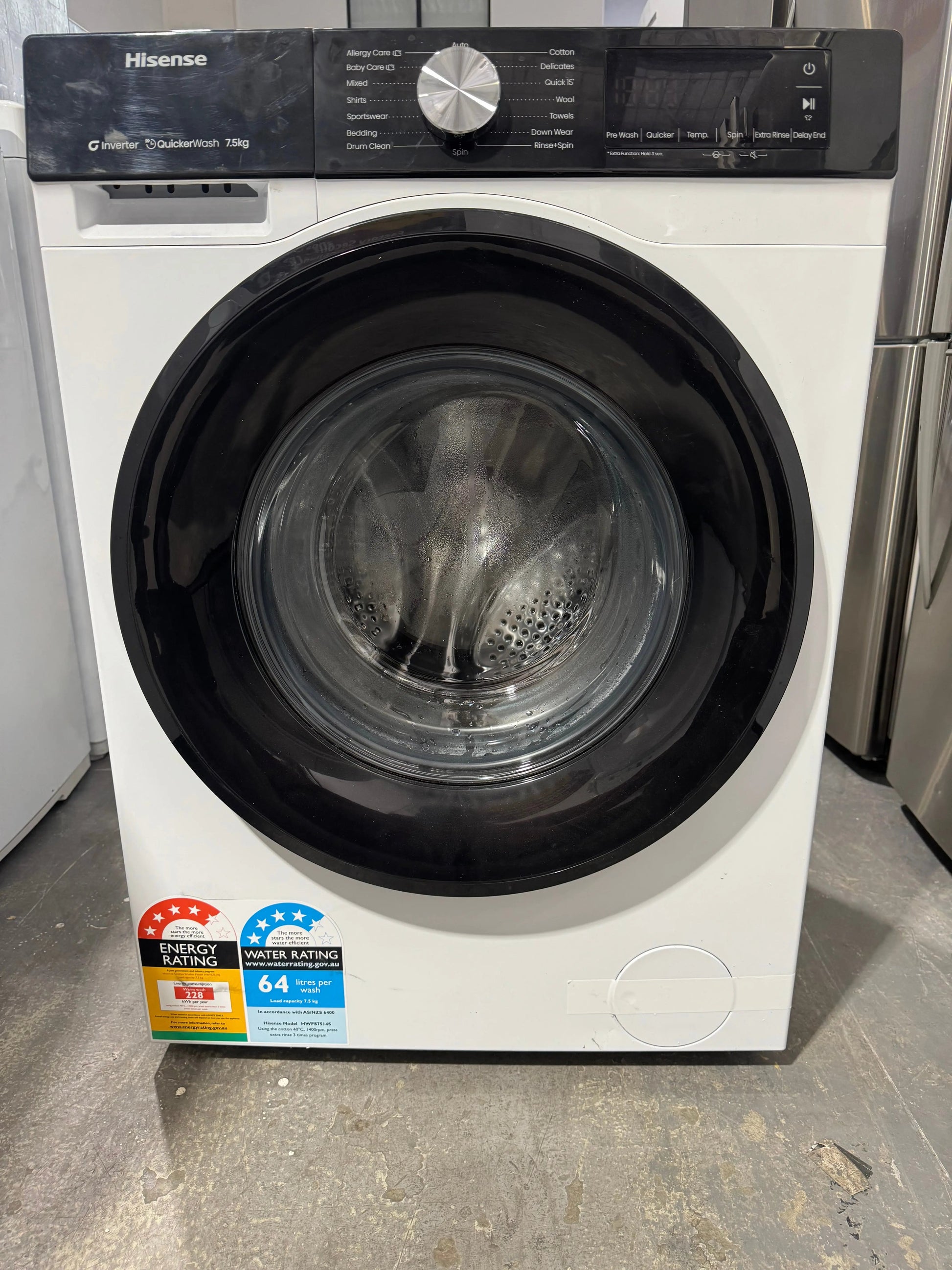 Refurbished Hisense 7.5kgs washing machine | PERTH