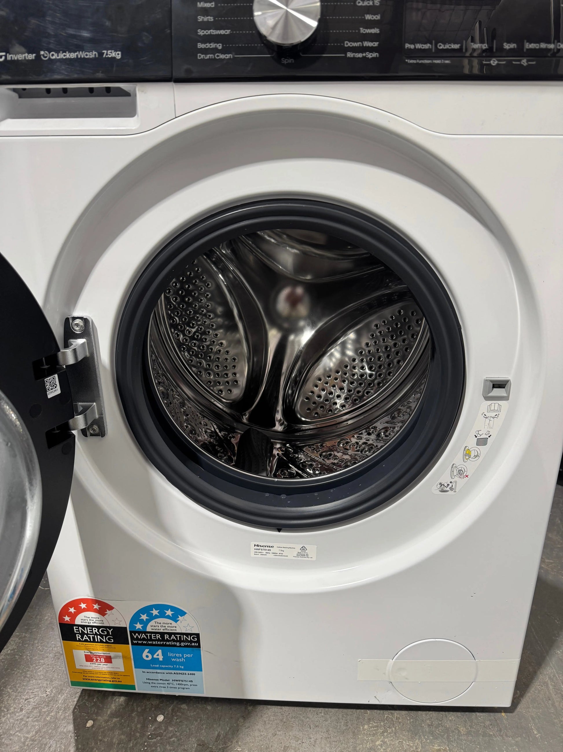 Refurbished Hisense 7.5kgs washing machine | PERTH