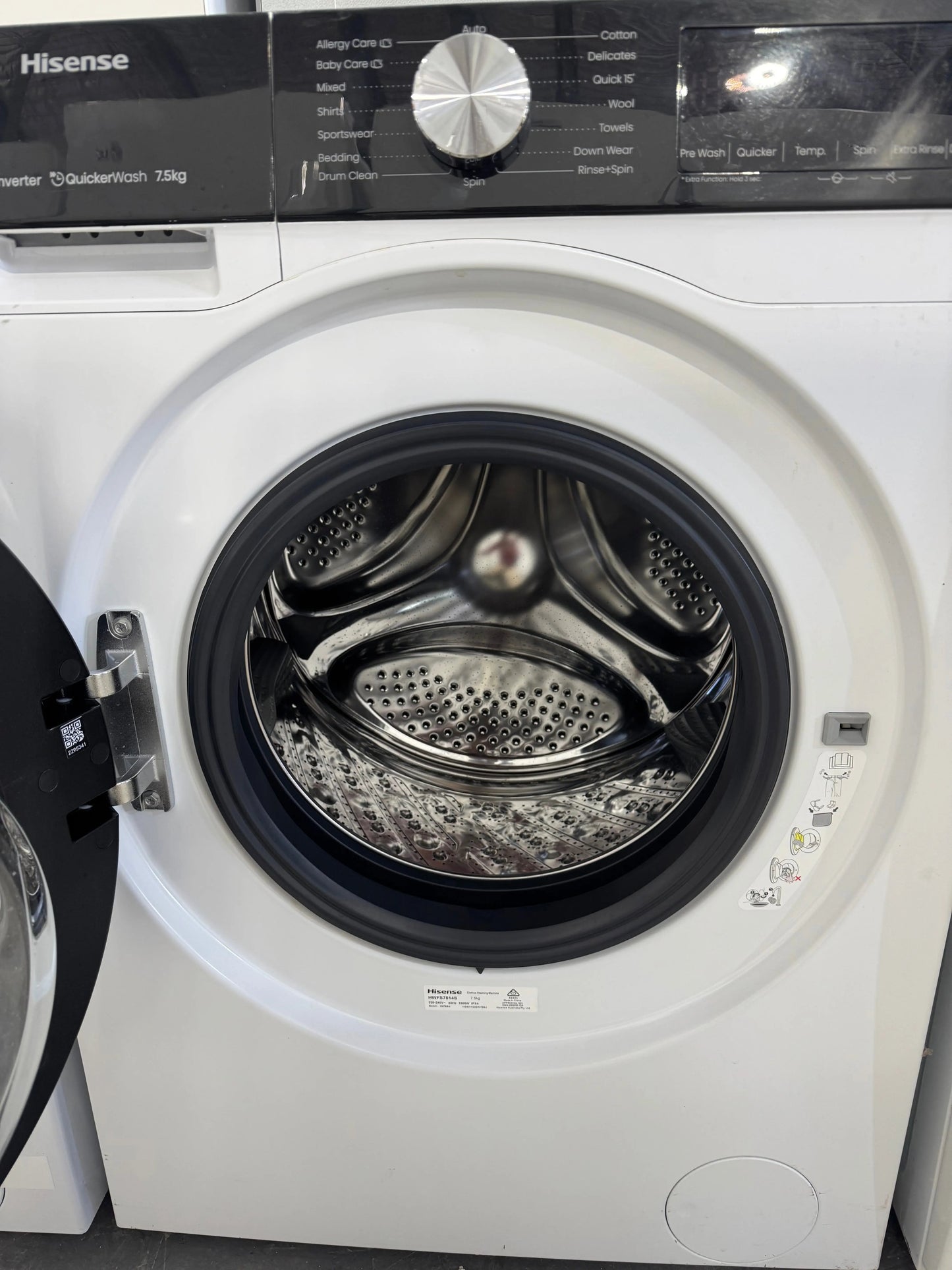 Refurbished Hisense 7.5kgs washing machine | PERTH