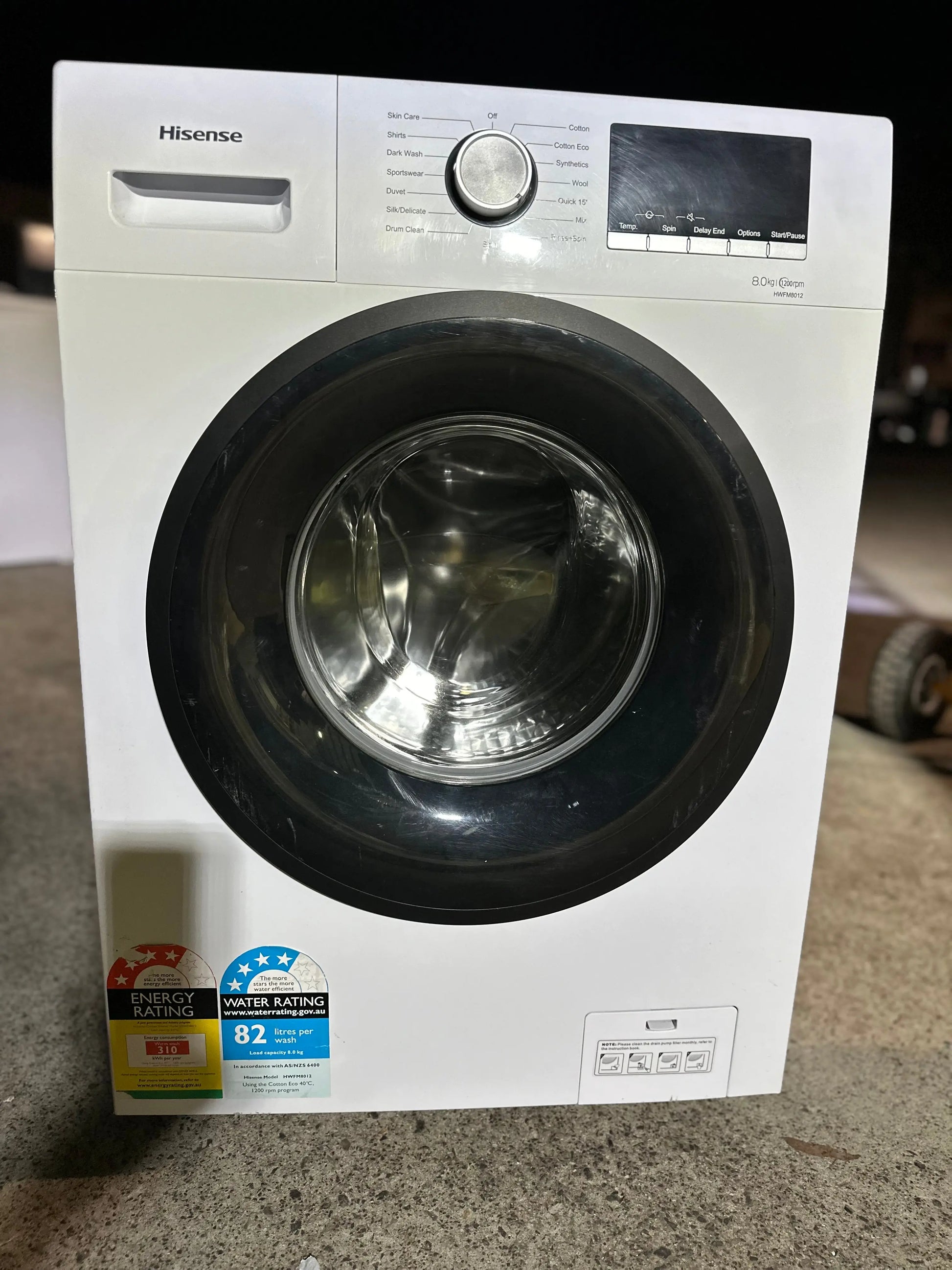 Refurbished Hisense 8 kg washing machine | BRISBANE