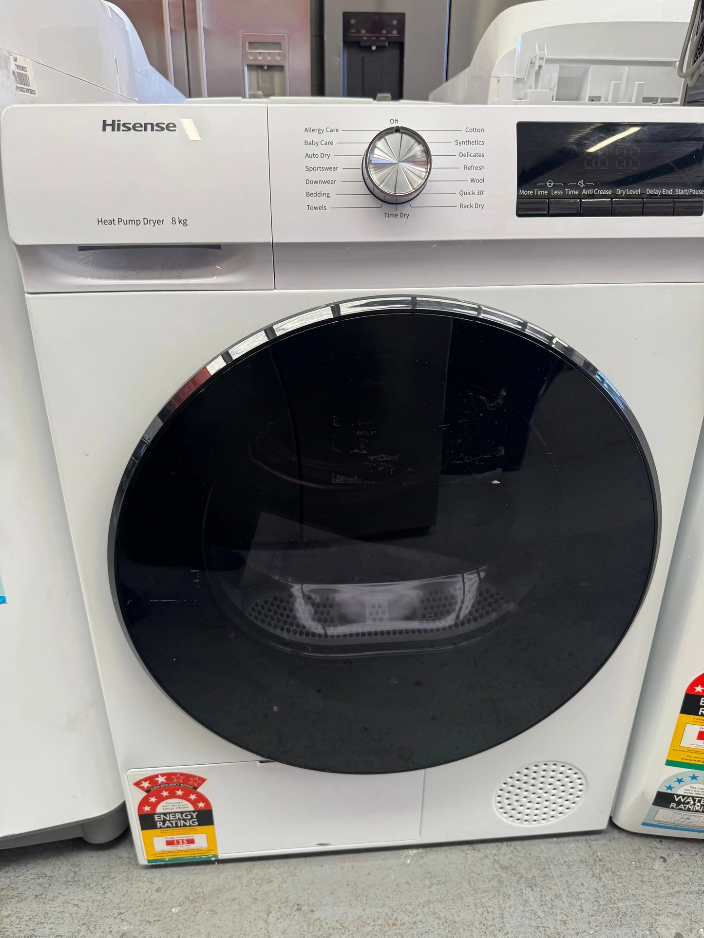 Refurbished Hisense 8 kgs heat pump dryer | SYDNEY