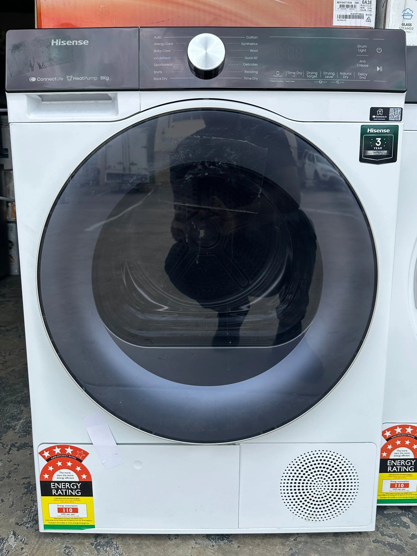 Refurbished Hisense 8kg Heat Pump Dryer | BRISBANE