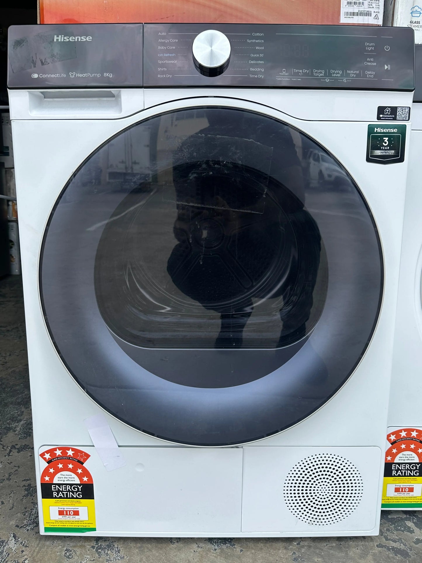 Refurbished Hisense 8kg Heat Pump Dryer | BRISBANE