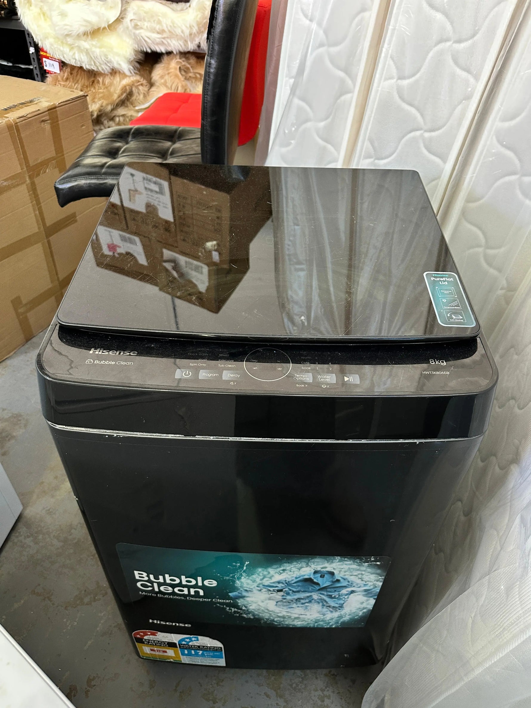 Refurbished Hisense 8kg Top Load Washing Machine | ADELAIDE
