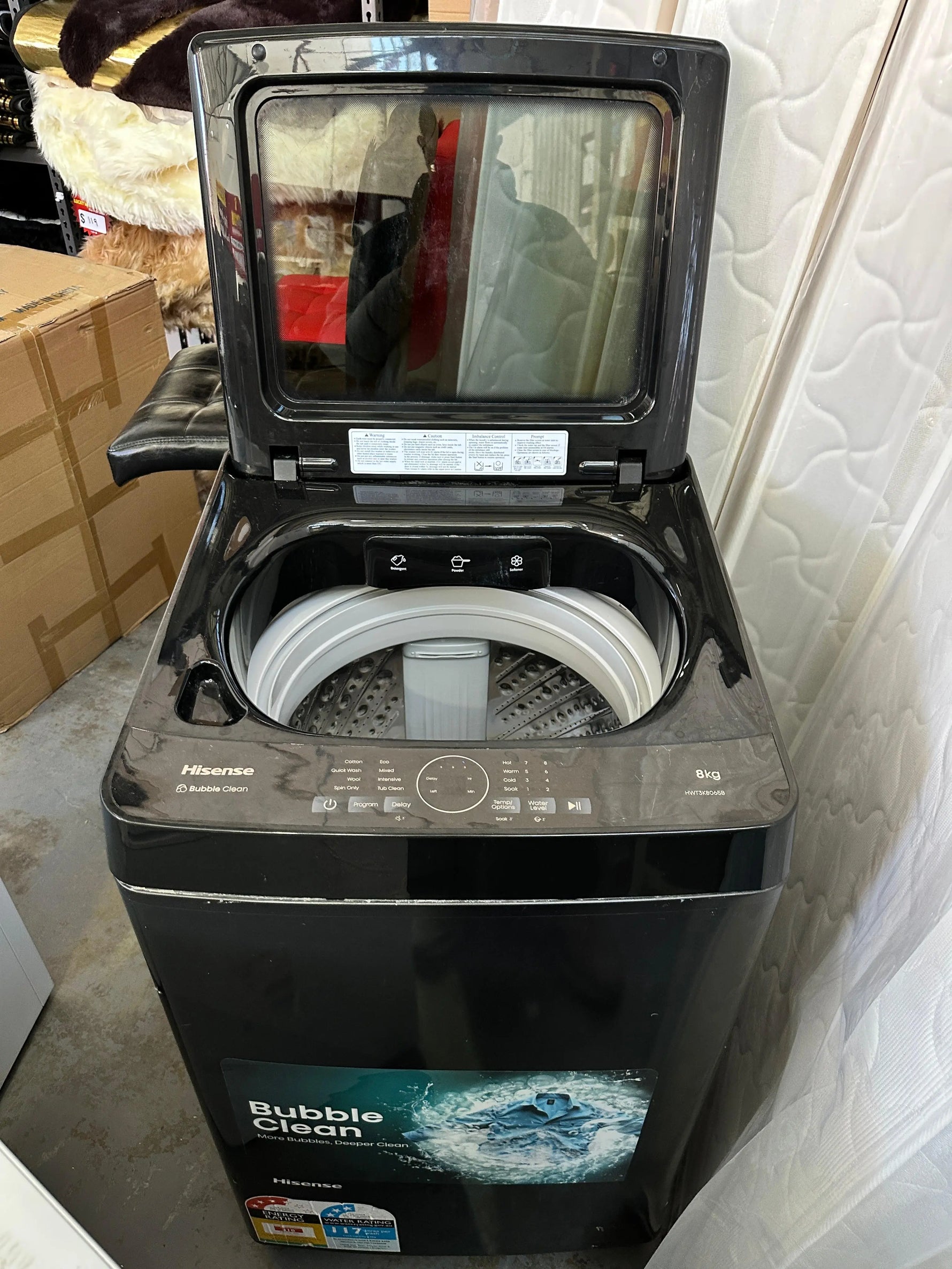 Refurbished Hisense 8kg Top Load Washing Machine | ADELAIDE