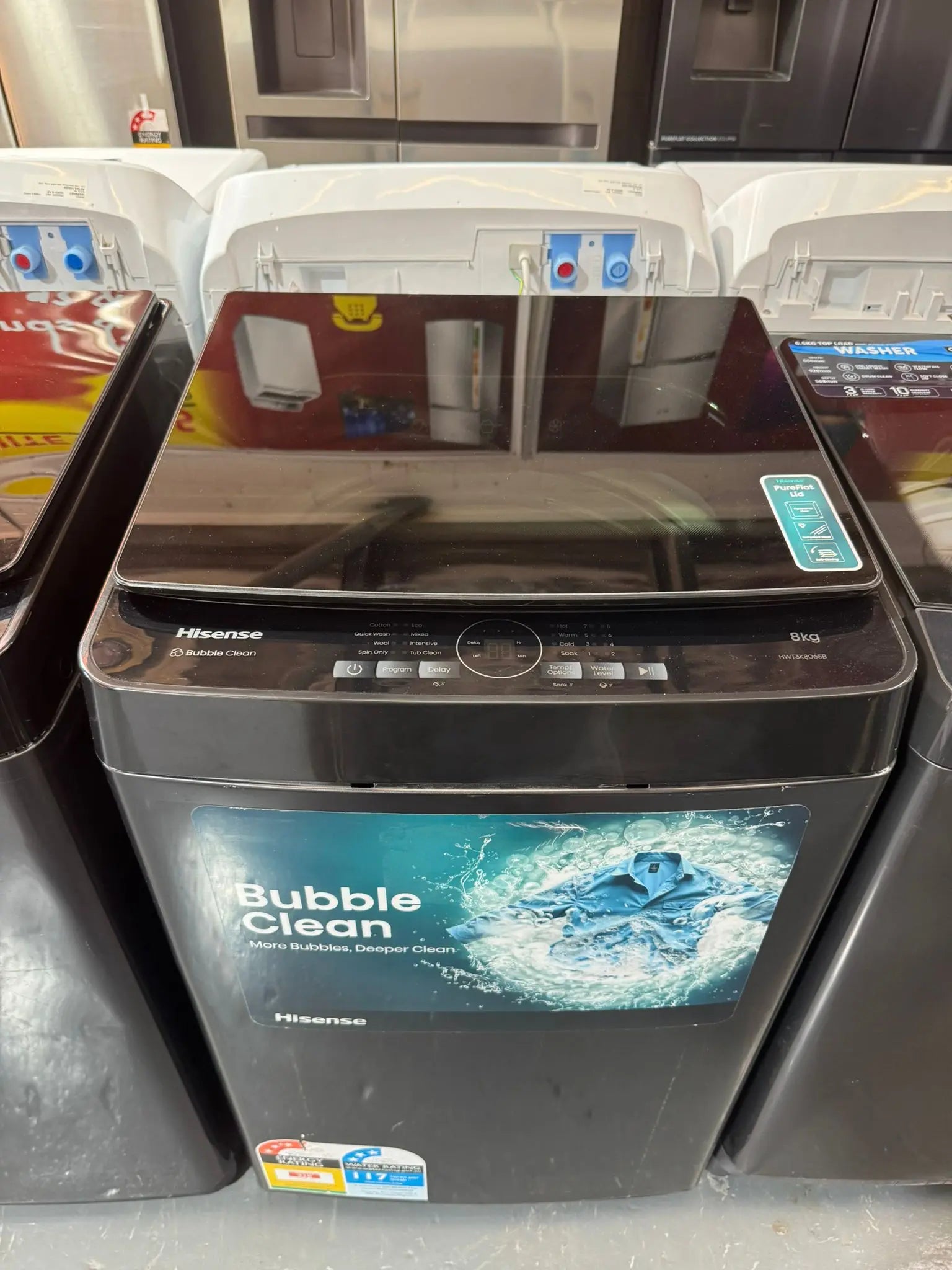 Refurbished Hisense 8kg Top Load Washing Machine HWT3K8065B | SYDNEY