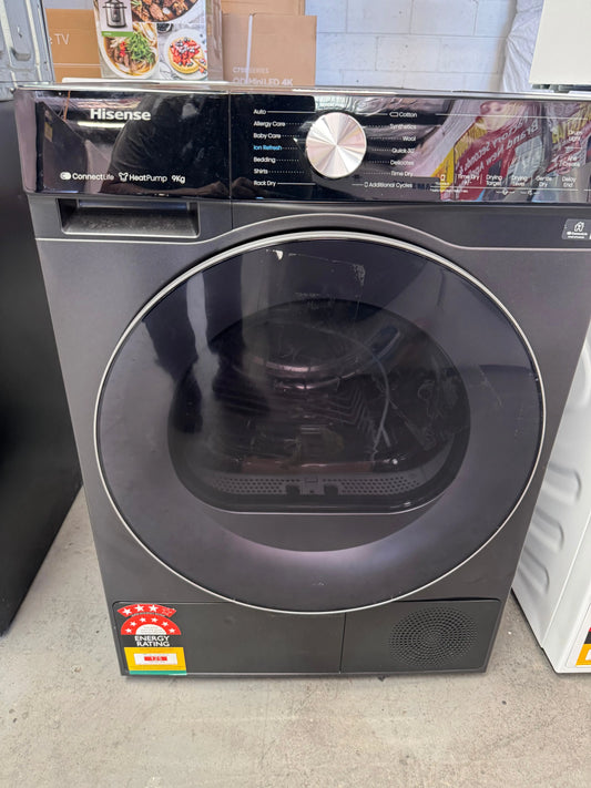 Refurbished Hisense 9 kgs heat pump dryer | SYDNEY