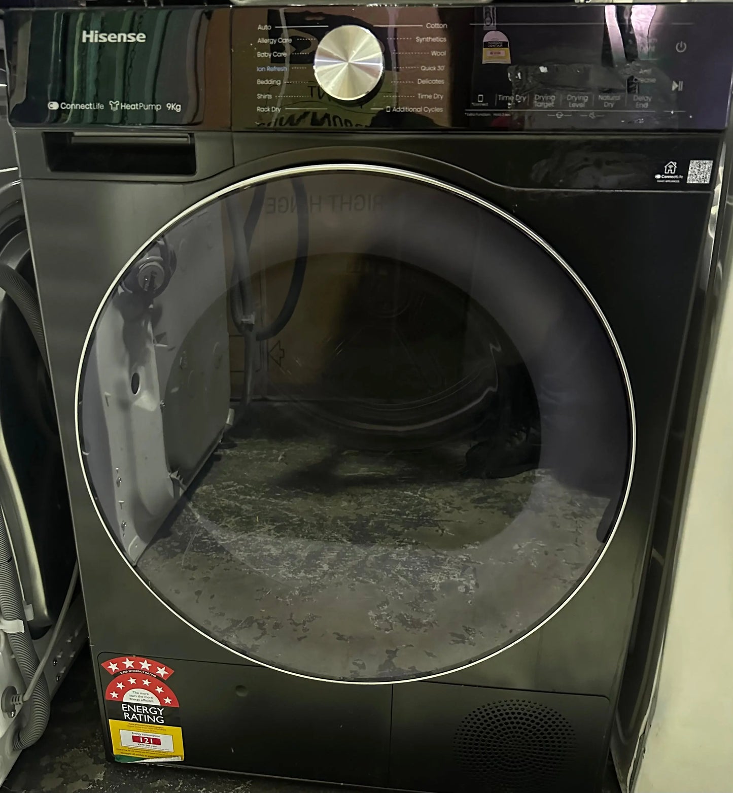 Refurbished Hisense 9kg heat pump dryer | BRISBANE