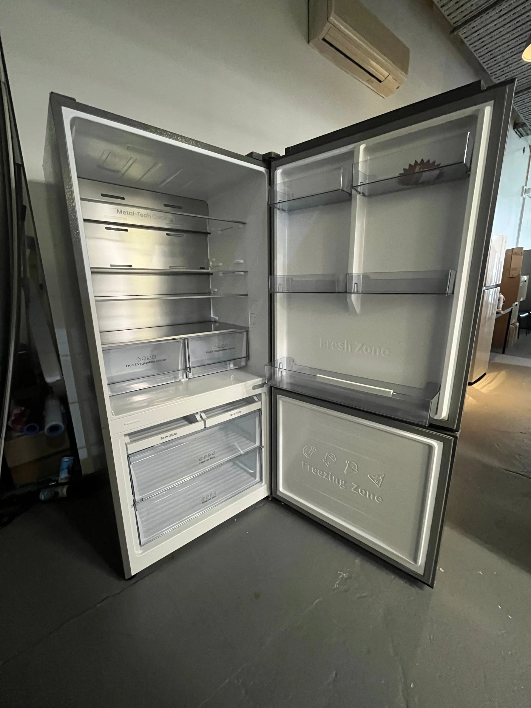Refurbished Hisense HRBM503S 503L Bottom Mount Fridge – Stainless Steel | ALEXANDRIA