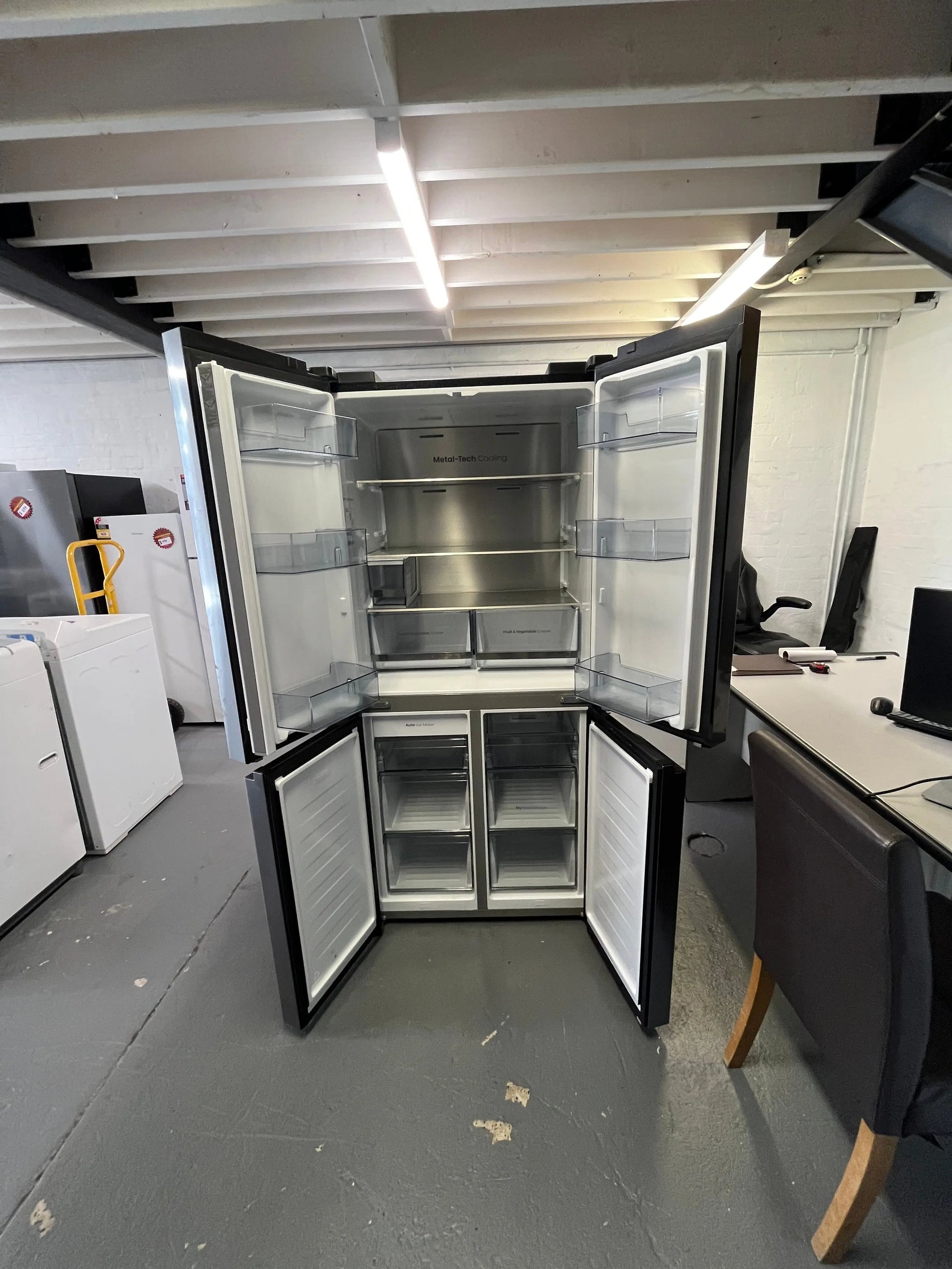 Refurbished Hisense HRCD483TBW 483L French Door Refrigerator | ALEXANDRIA
