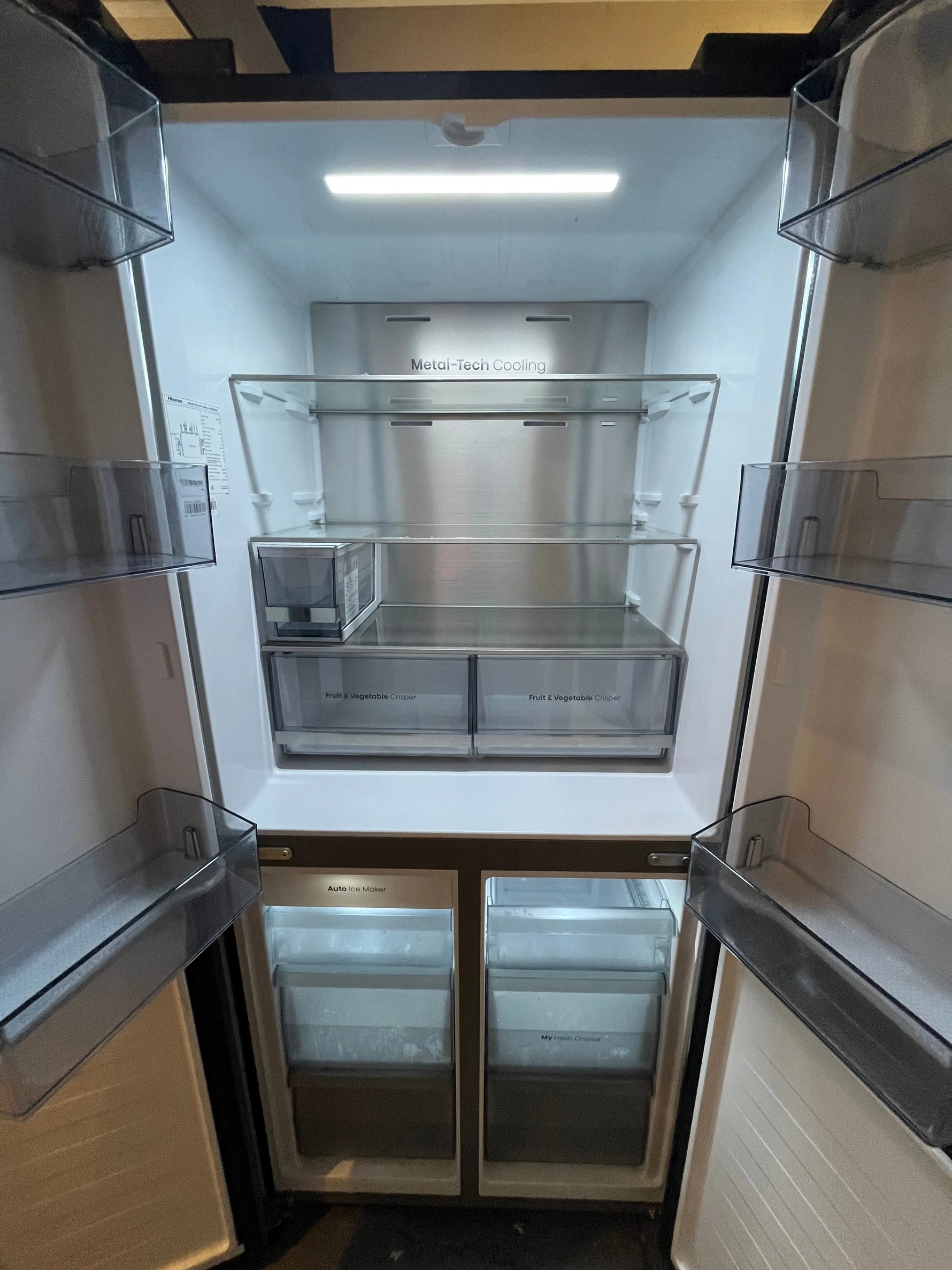 Refurbished Hisense HRCD483TBW 483L French Door Refrigerator | ALEXANDRIA