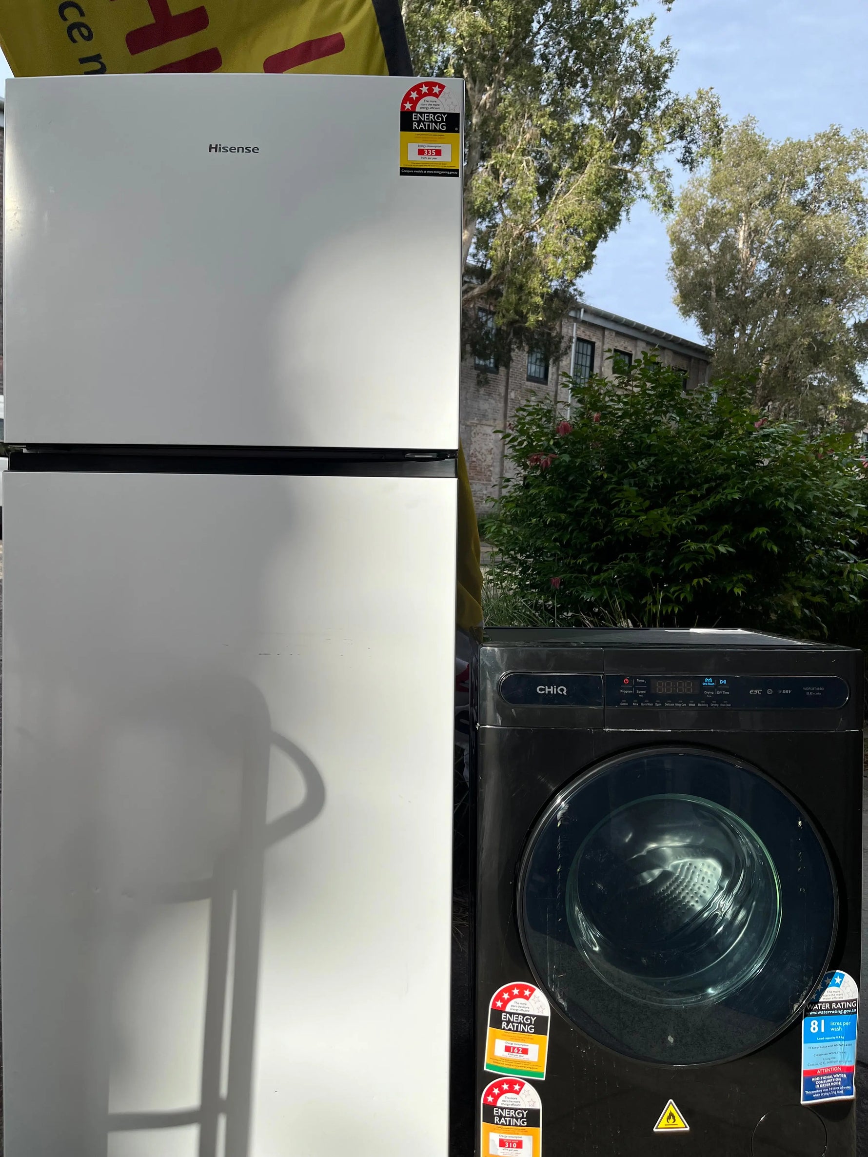 Refurbished Hisense HRTF424 424L Top Mount Fridge – Spacious & Energy Efficient CHiQ WDFL8T48B3 8kg Front Load Washing Machine – Powerful & Quiet Performance | ALEXANDRIA