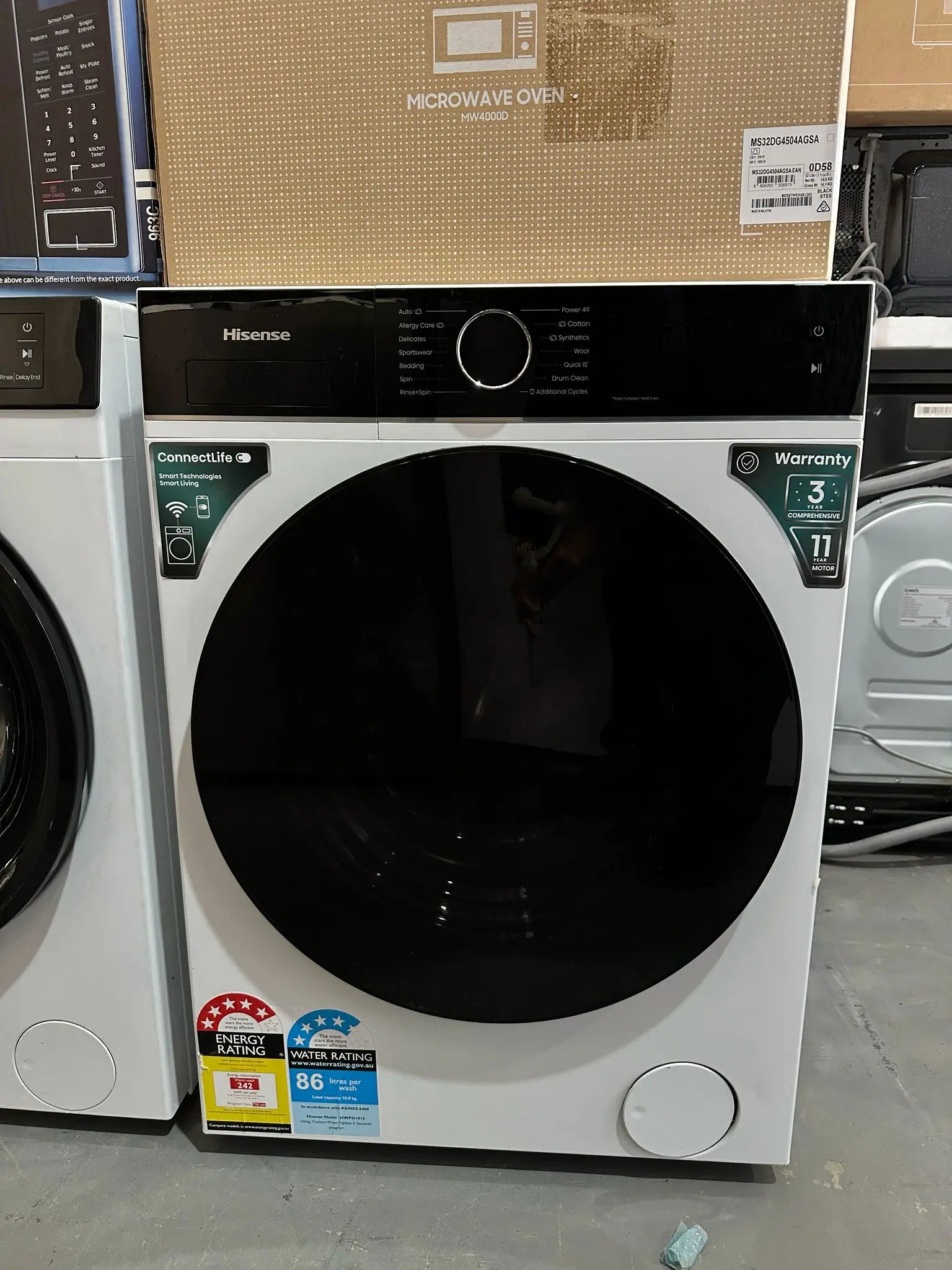 Refurbished Hisense Series 5i 10kg Front Load Washing Machine | ADELAIDE