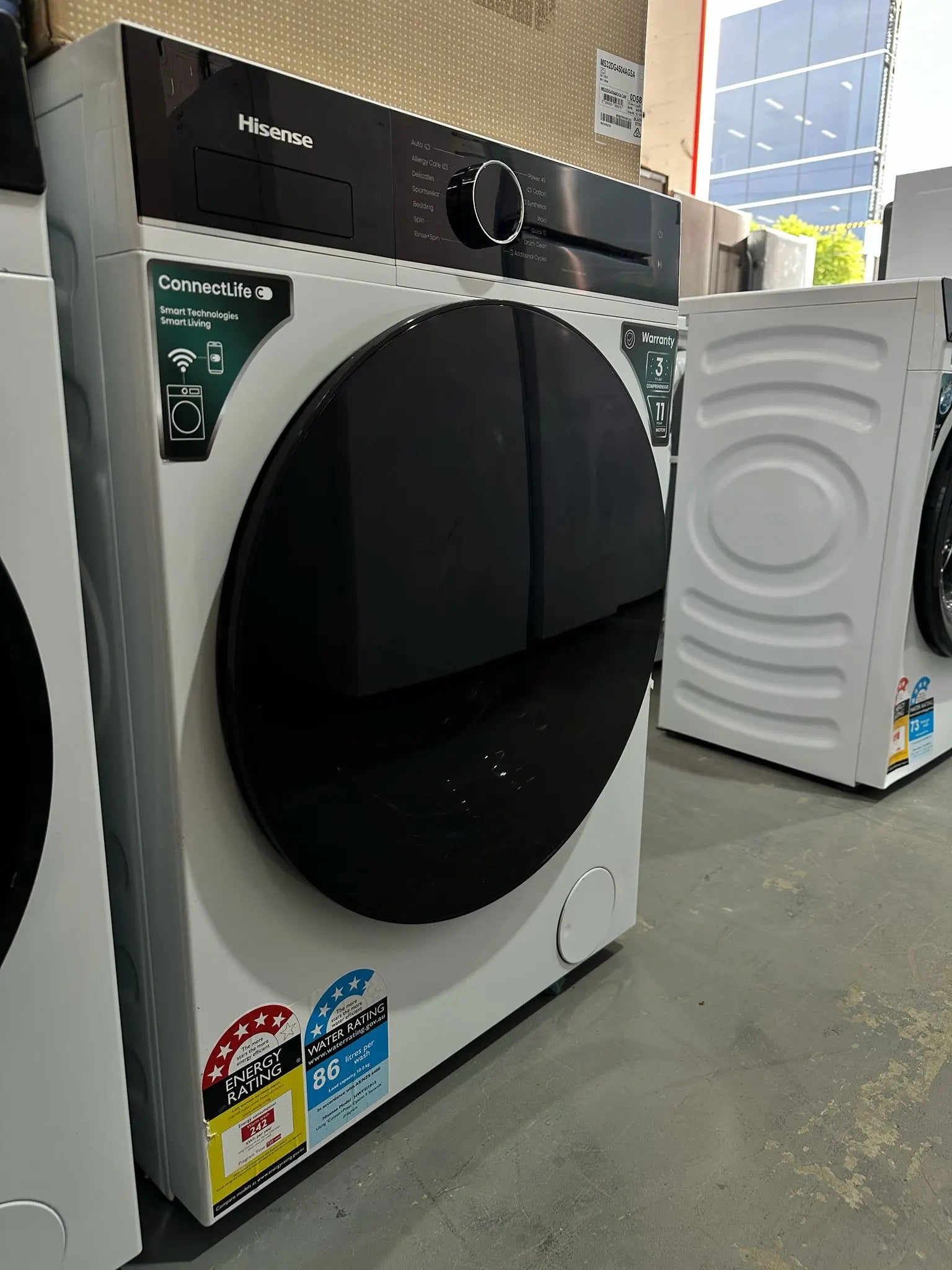 Refurbished Hisense Series 5i 10kg Front Load Washing Machine | ADELAIDE