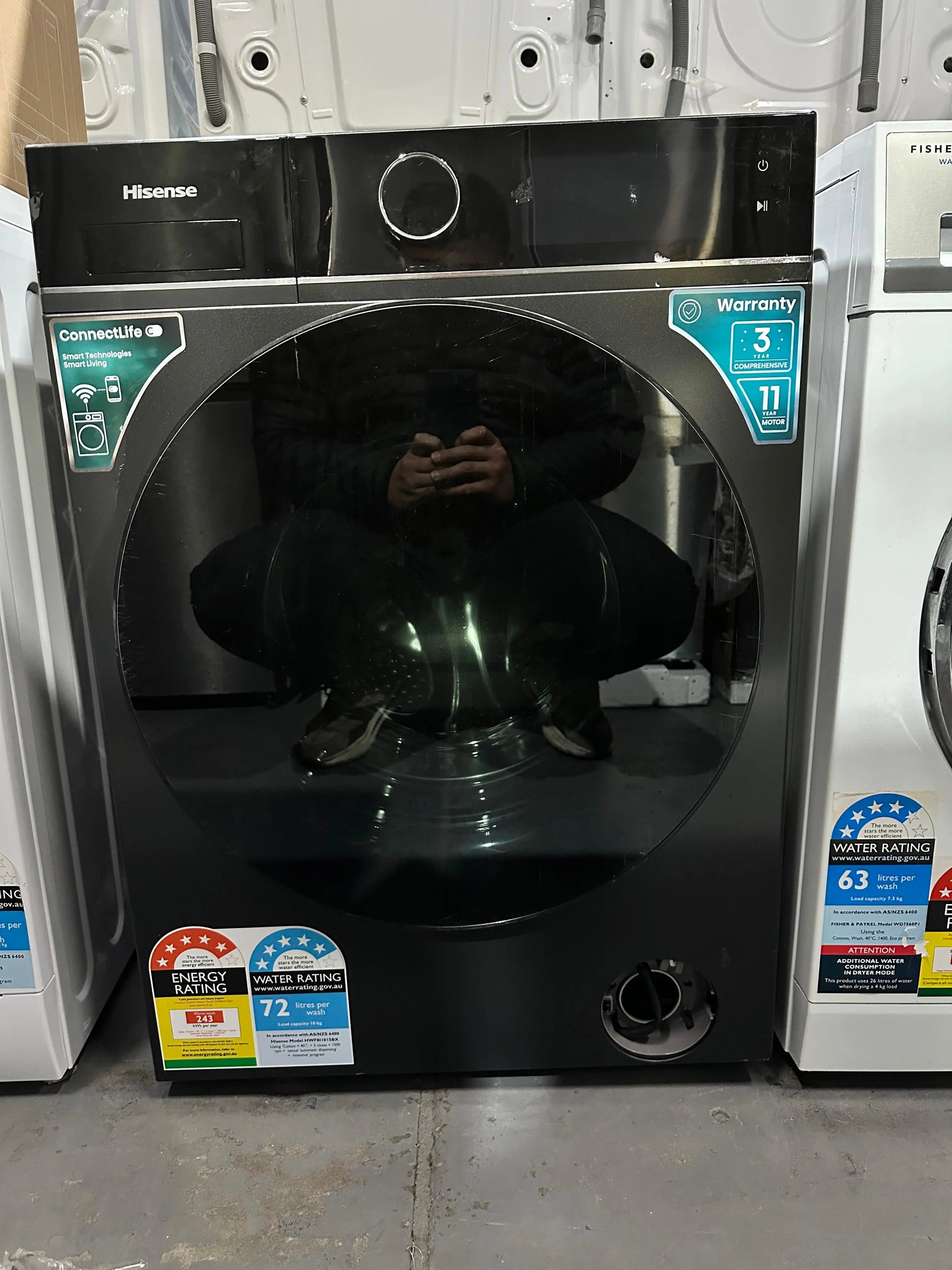 Refurbished Hisense Series 8i 10kg Front Load Washing Machine | ADELAIDE