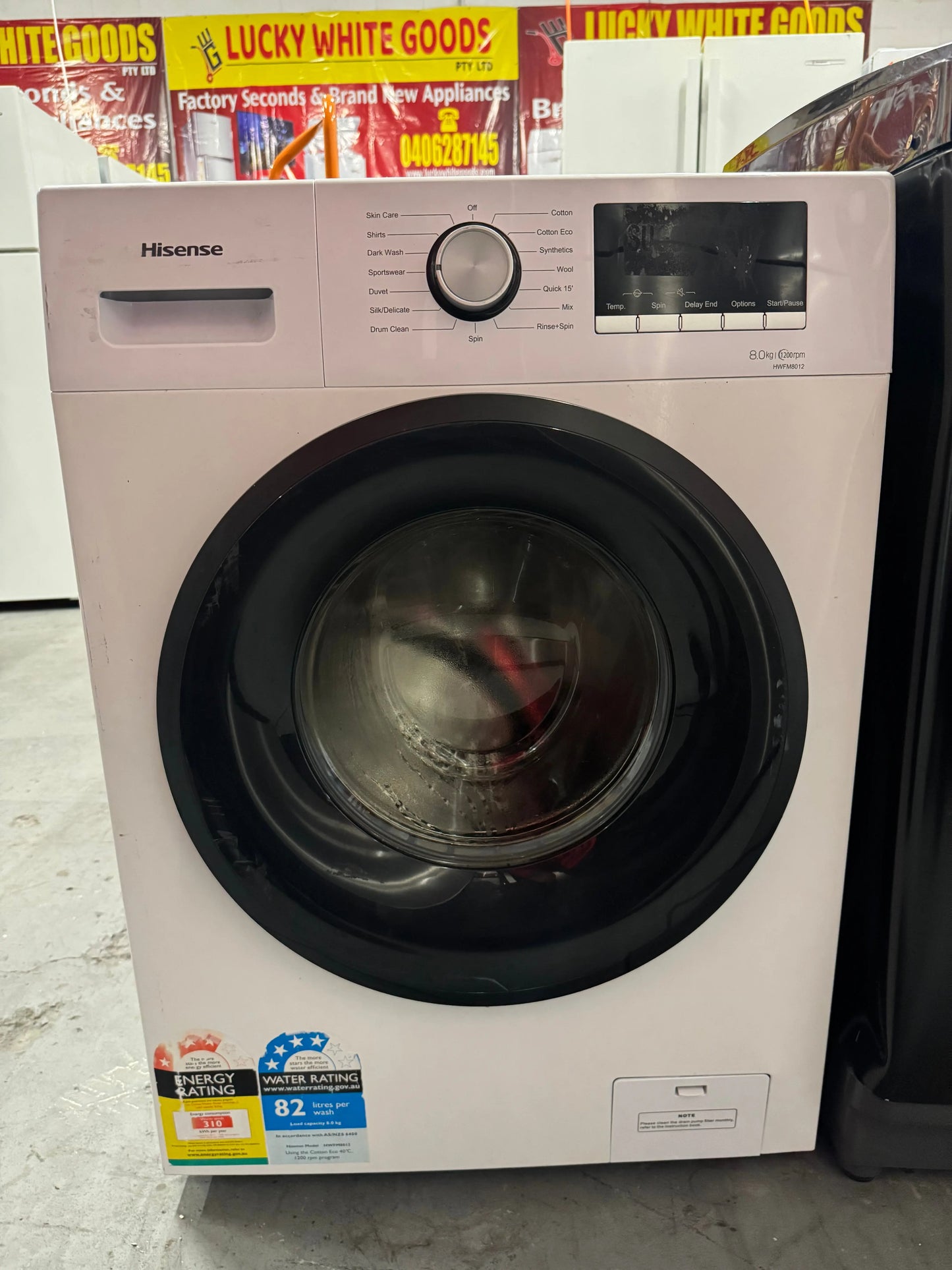 Refurbished Hisense washing machine 8 KG | SYDNEY