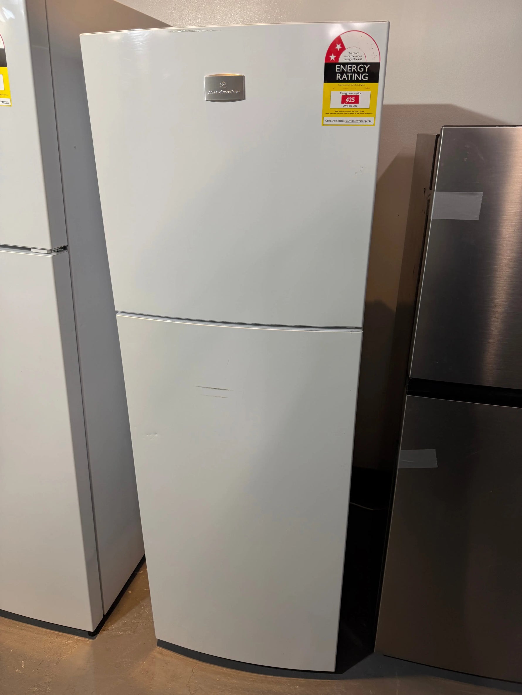 Refurbished Kelvinator 275 liters fridge and freezer | Lucky white goods