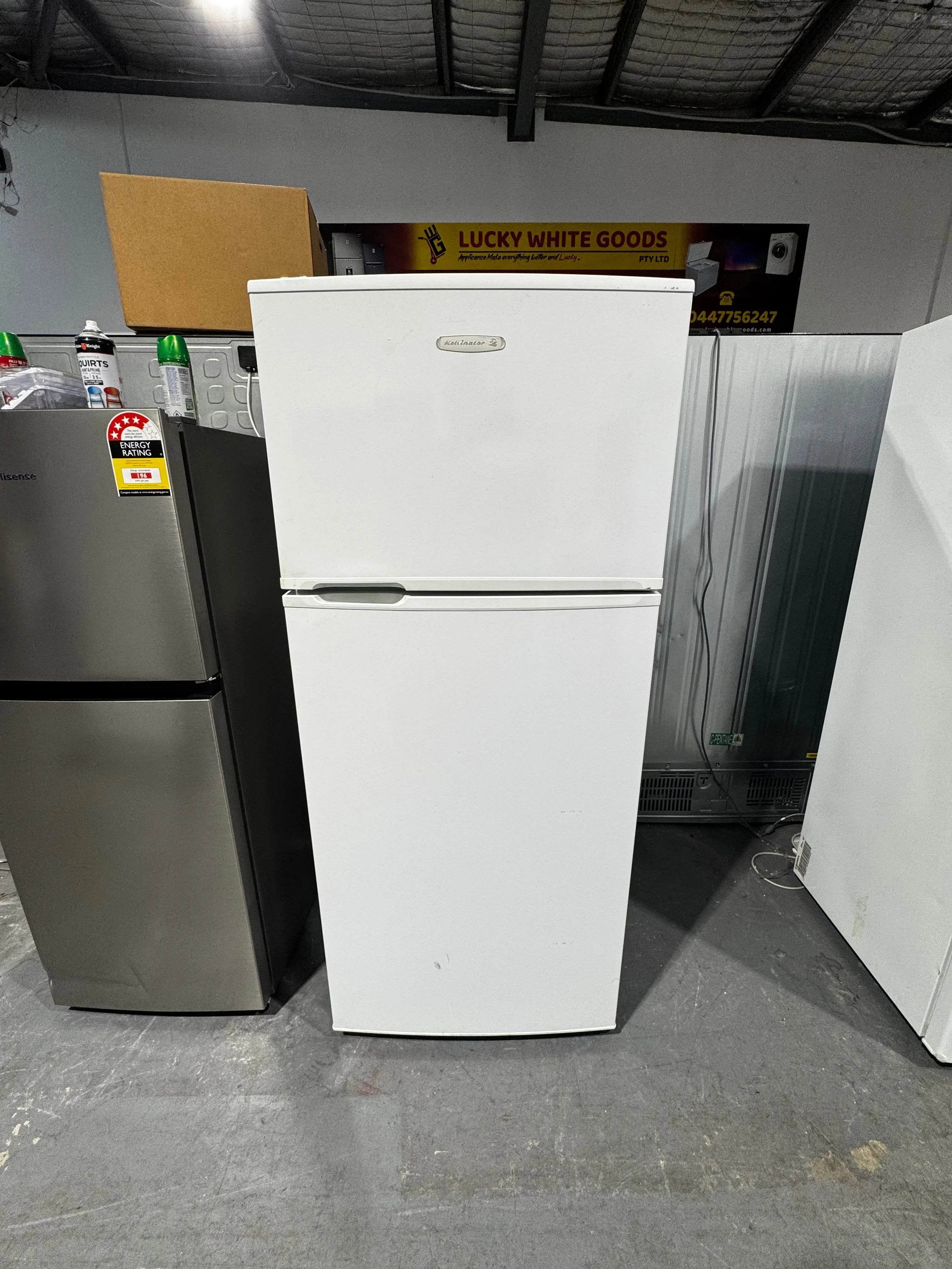 Refurbished Kelvinator 420L Top Mount Refrigerator – Frost Free White Finish | KTM4200WB-R | PERTH
