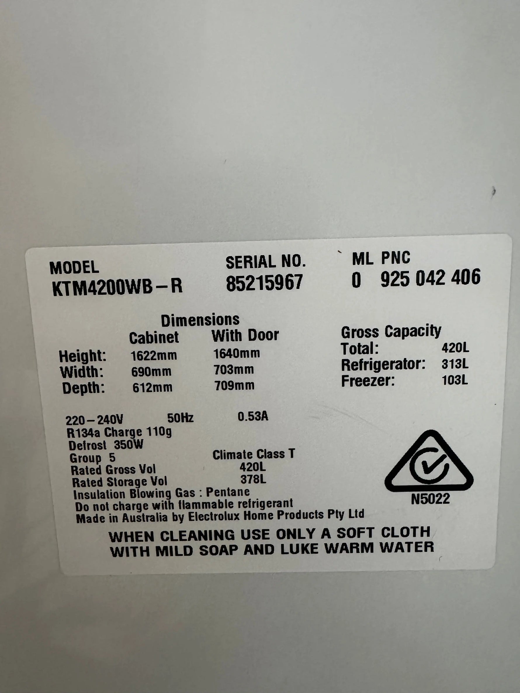 Refurbished Kelvinator 420L Top Mount Refrigerator – Frost Free White Finish | KTM4200WB-R | PERTH