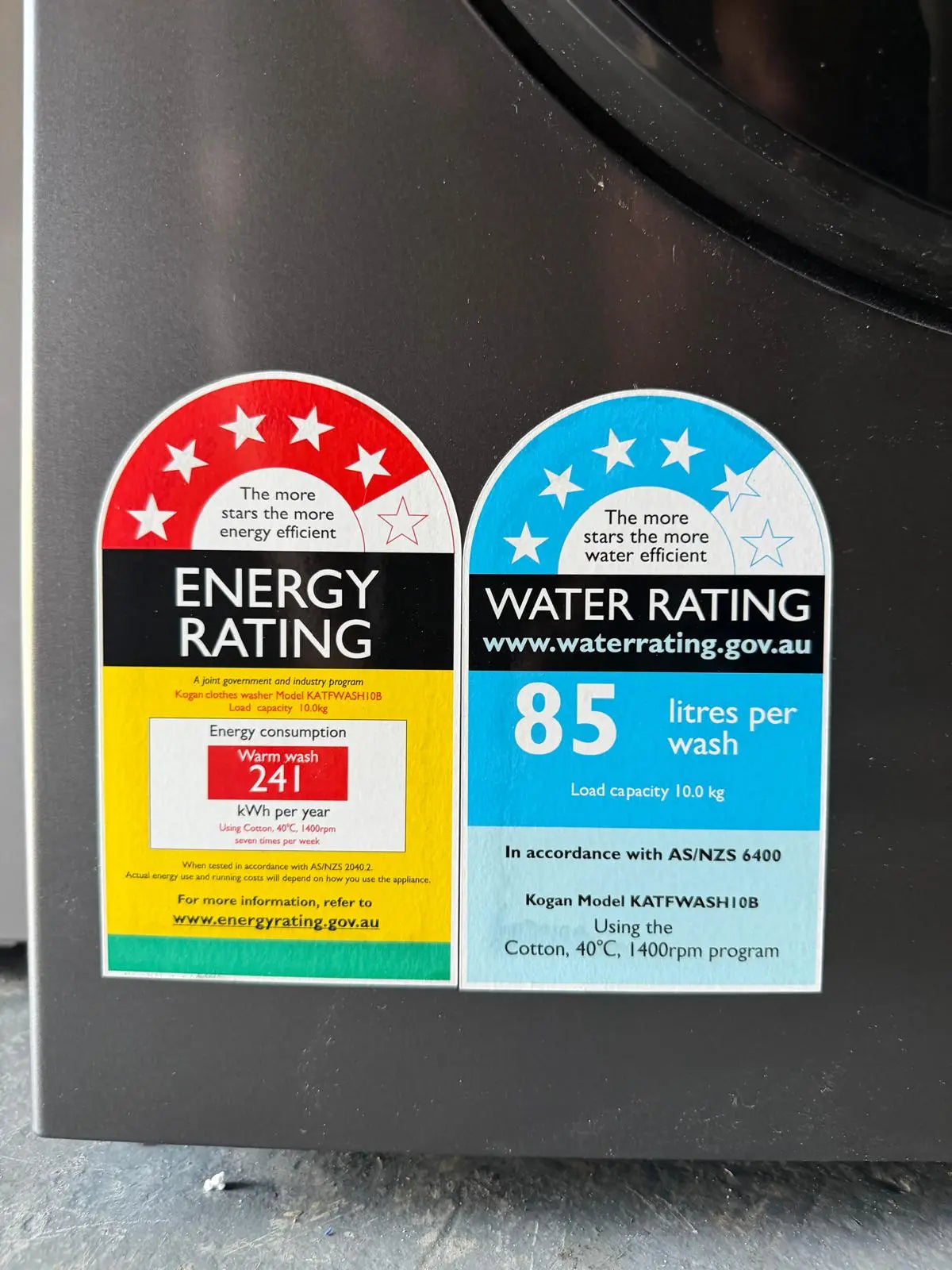 Refurbished Kogan 10kg Front Load Washing Machine – Model KATFWASHIOB | BRISBANE