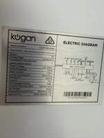 Refurbished Kogan 548L Side by Side Fridge – Stainless Steel | KAMFSBS548A | BRISBANE
