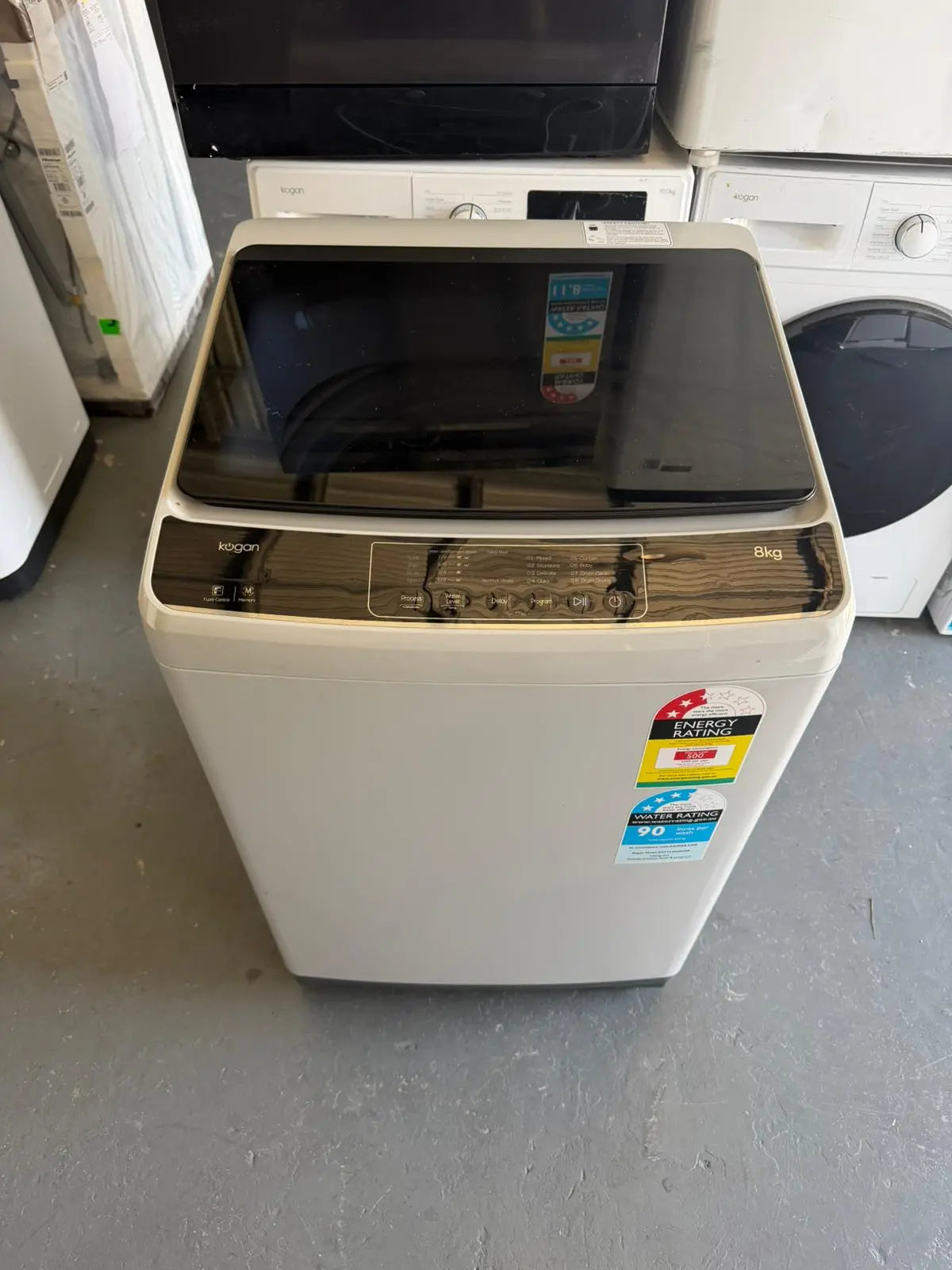 Refurbished Kogan 8kg Top Load Washing Machine – Model KATTLWASH8B | BRISBANE