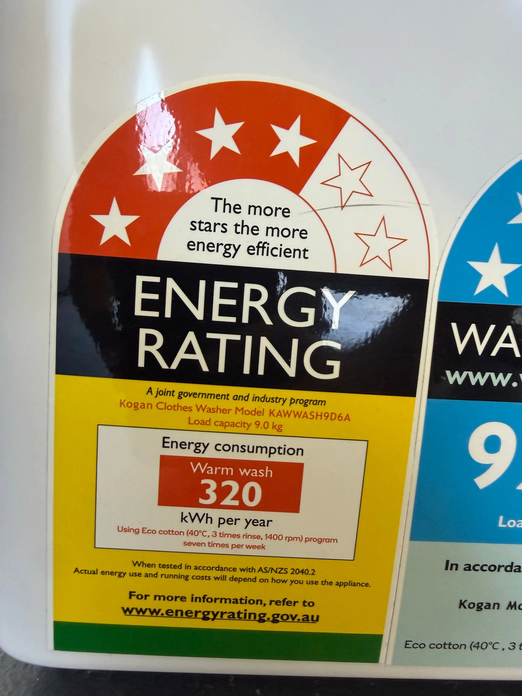 Refurbished Kogan 9kg Front Load – Only Washer KAWWASH9D6A | BRISBANE