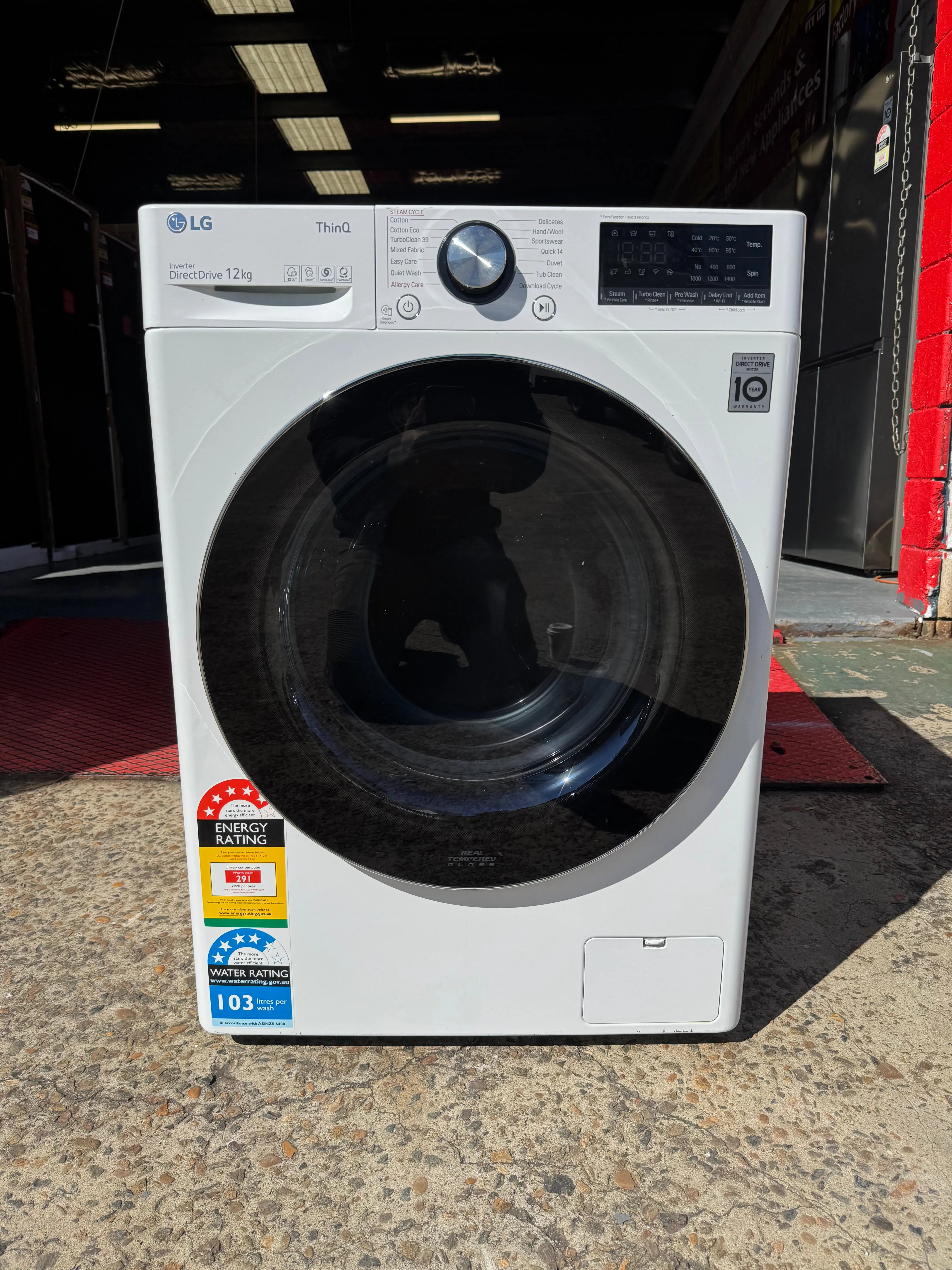 Refurbished LG 12 KG front loader | SYDNEY
