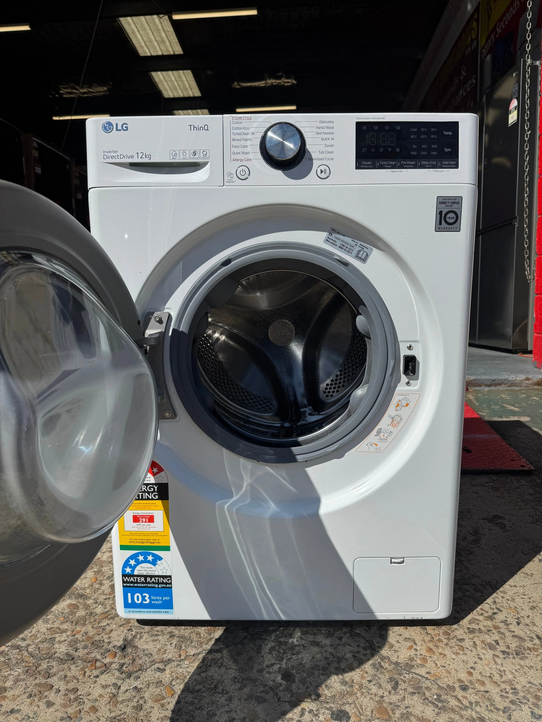 Refurbished LG 12 KG front loader | SYDNEY