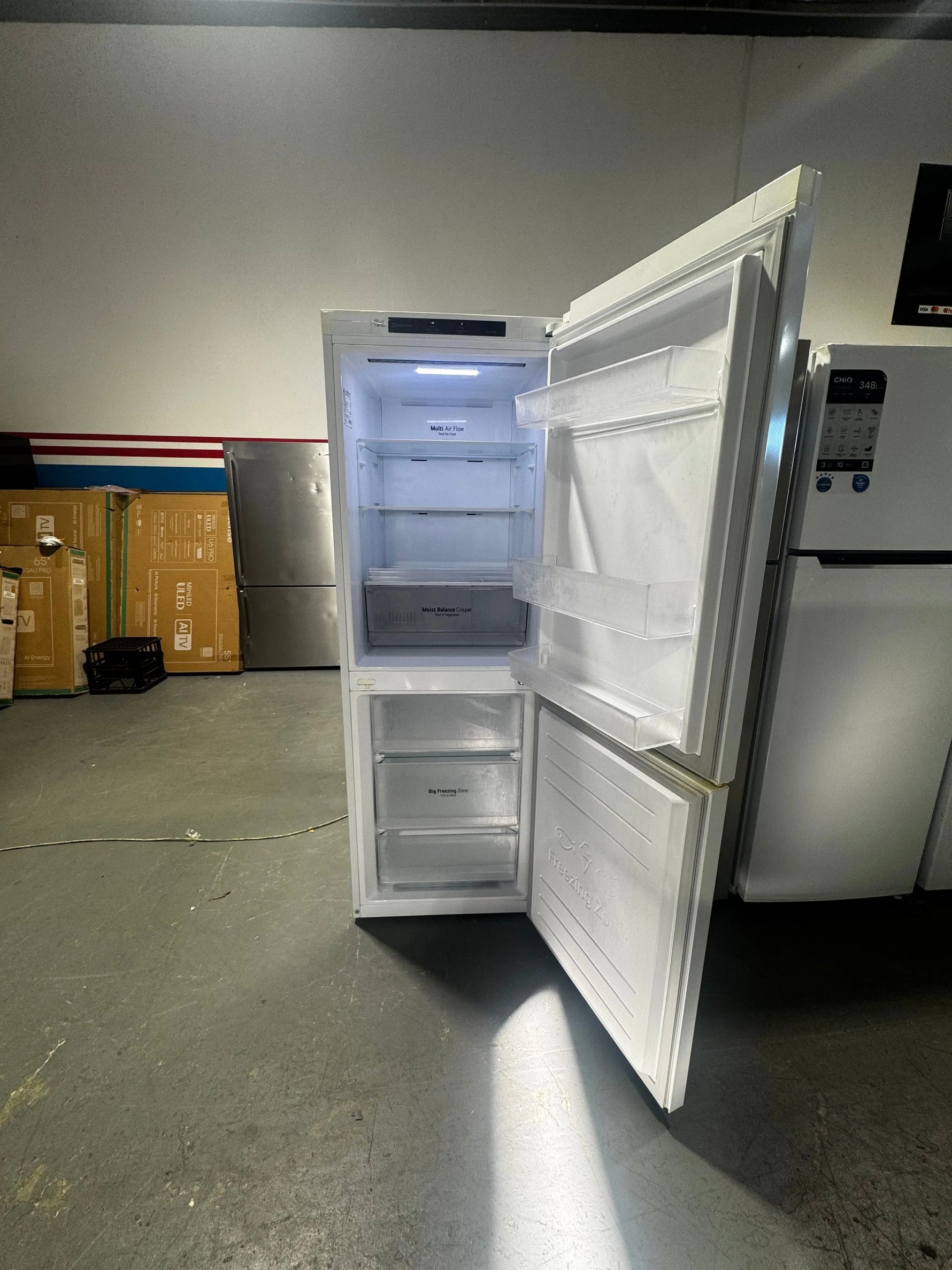 Refurbished LG 306L Bottom Mount Fridge – White Finish – Model GB-335WL | PERTH