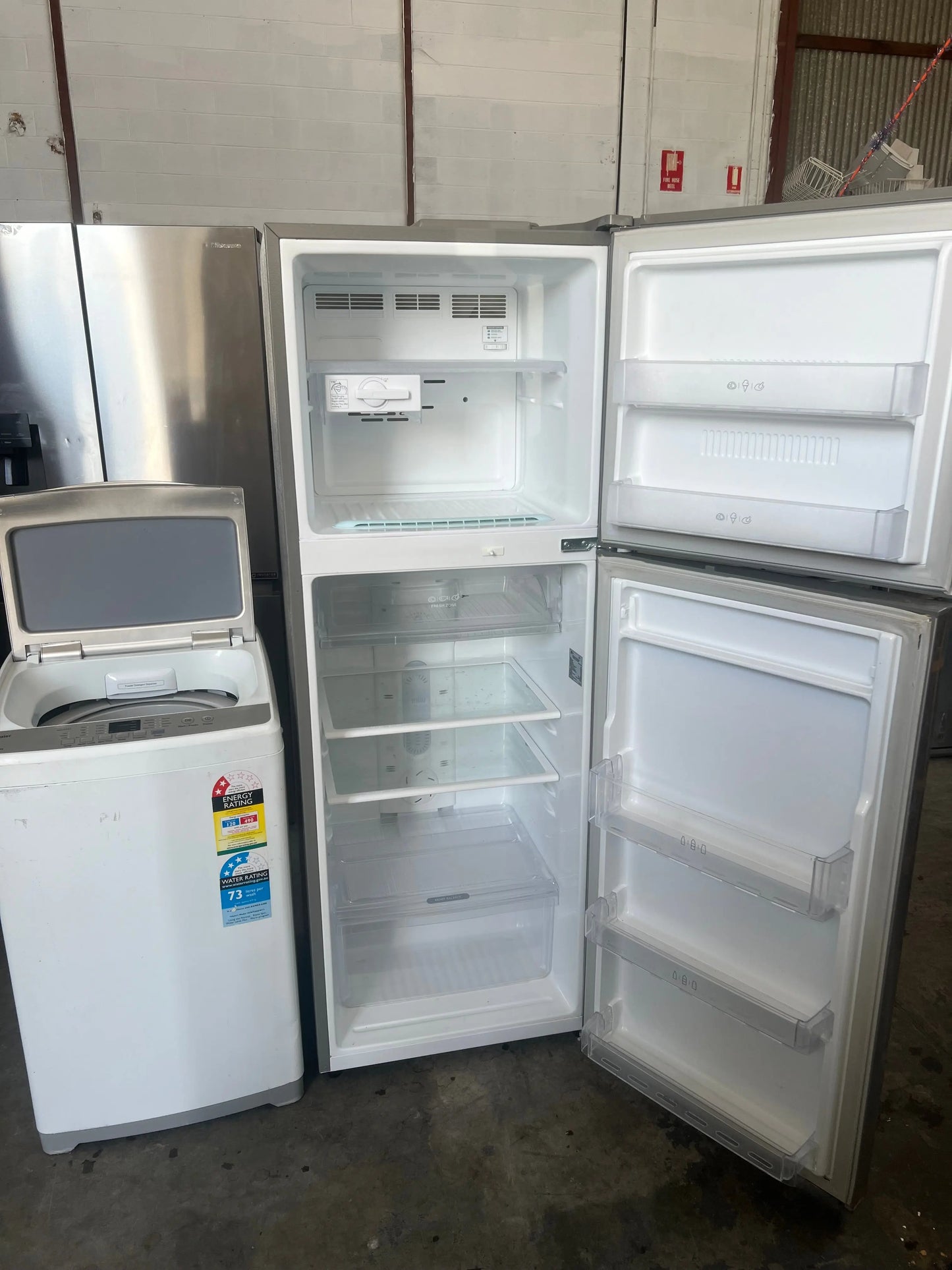 Refurbished LG 426 litres fridge freezer and Haier 6kg washing machine | ADELAIDE