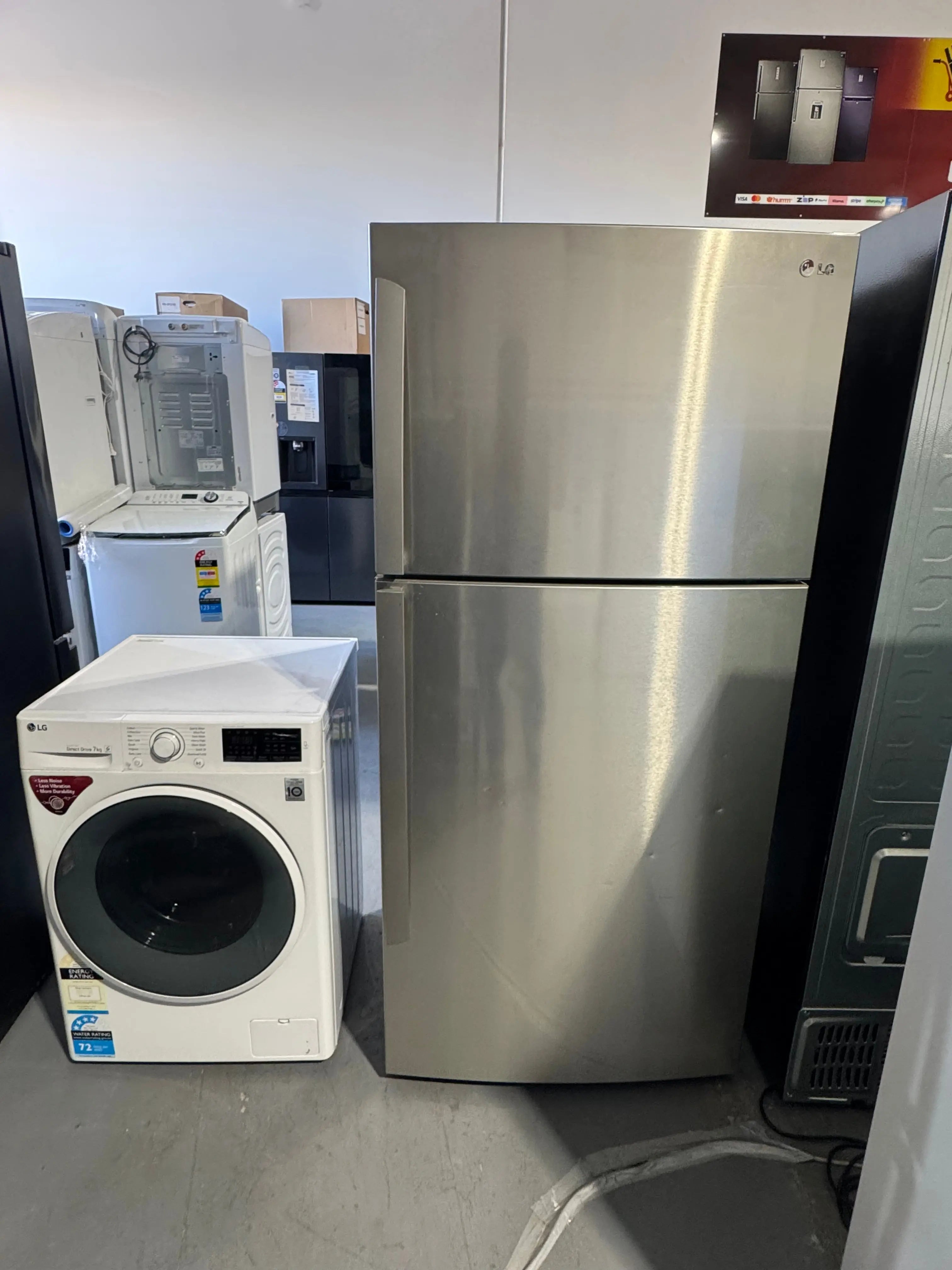 Refurbished LG 515 litres fridge freezer LG 7kg washing machine | PERTH