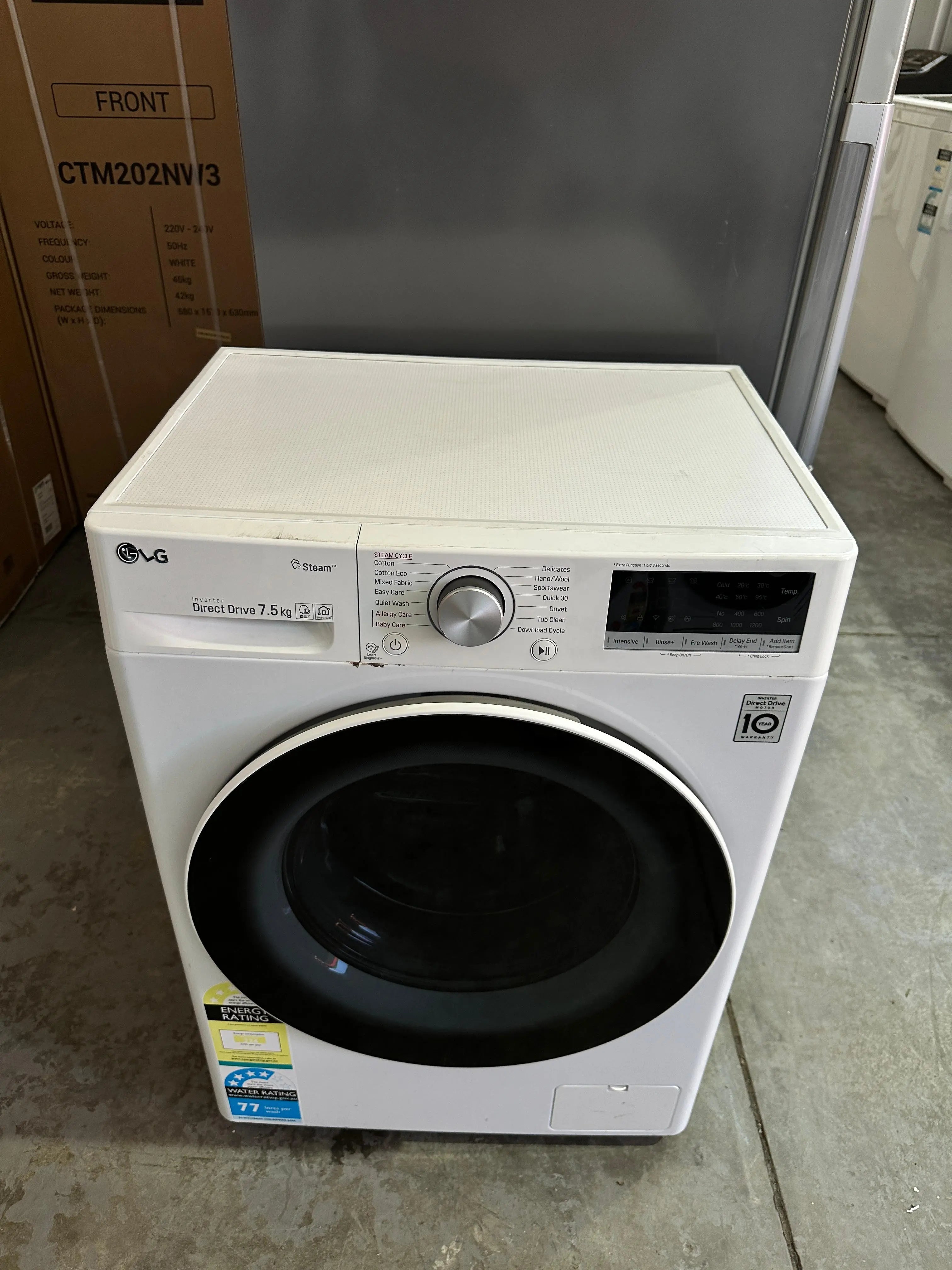 Refurbished LG 7.5kg Front Load Washing Machine | ADELAIDE