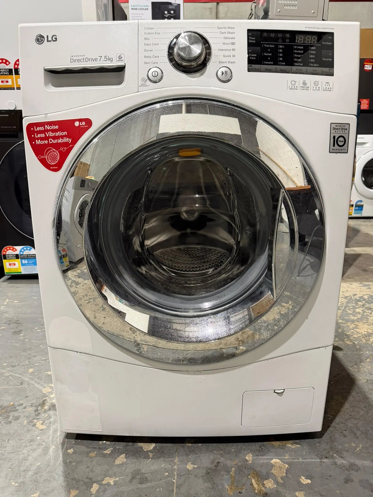Refurbished LG 7.5kg Front Load Washing Machine