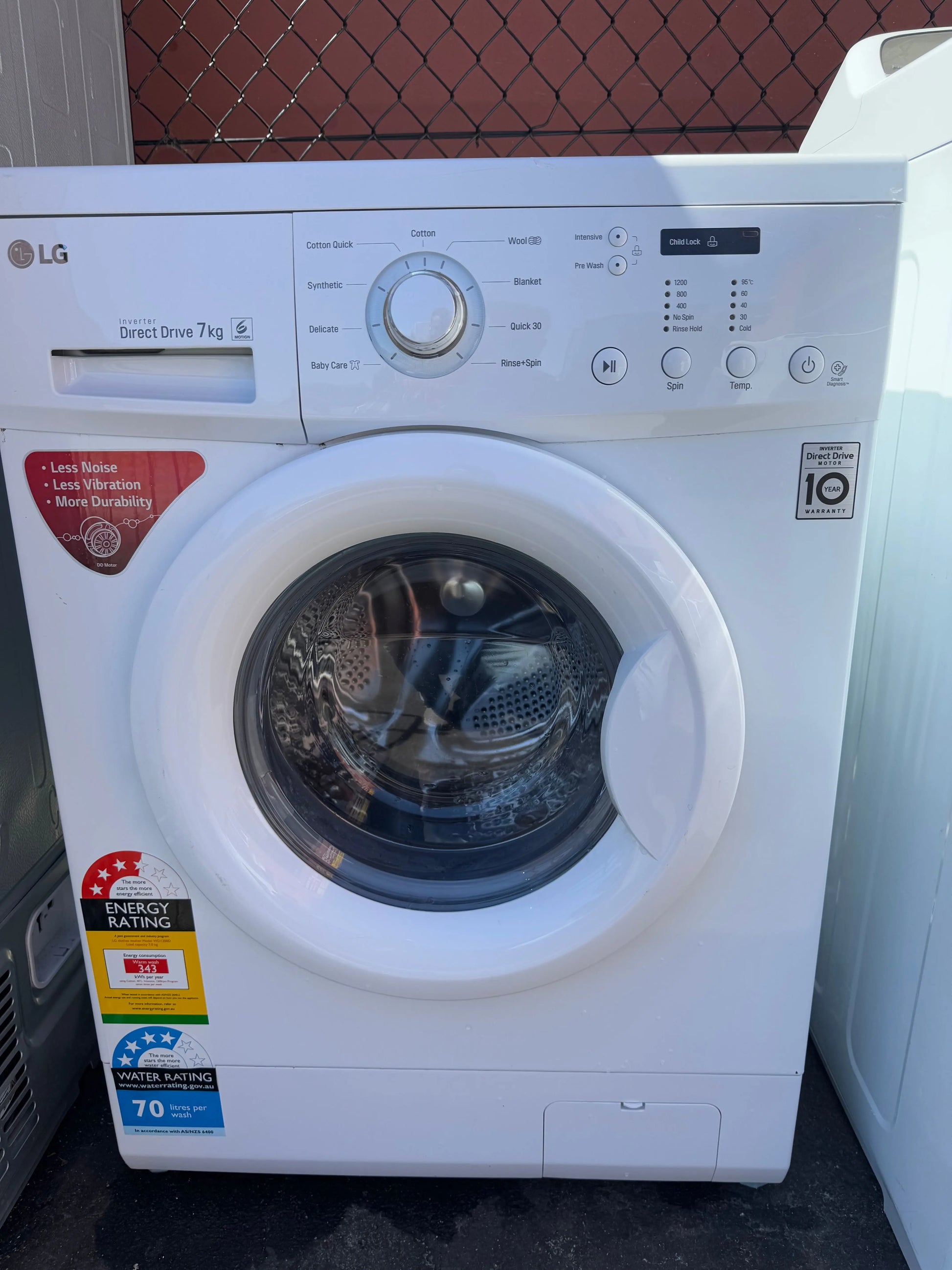 Refurbished LG 7kg washing machine | PERTH