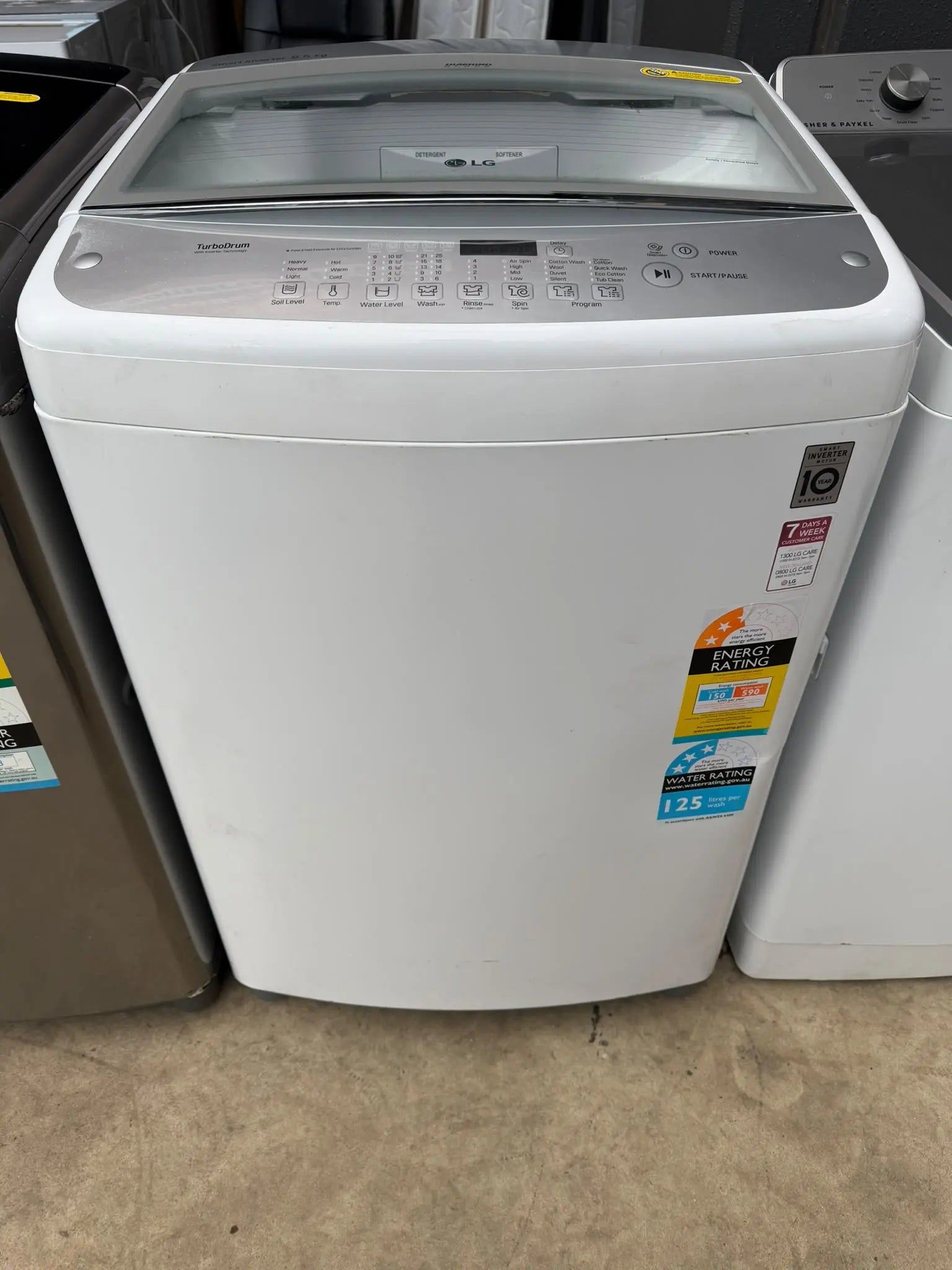 Refurbished LG 8.5kg Top Load Washing Machine