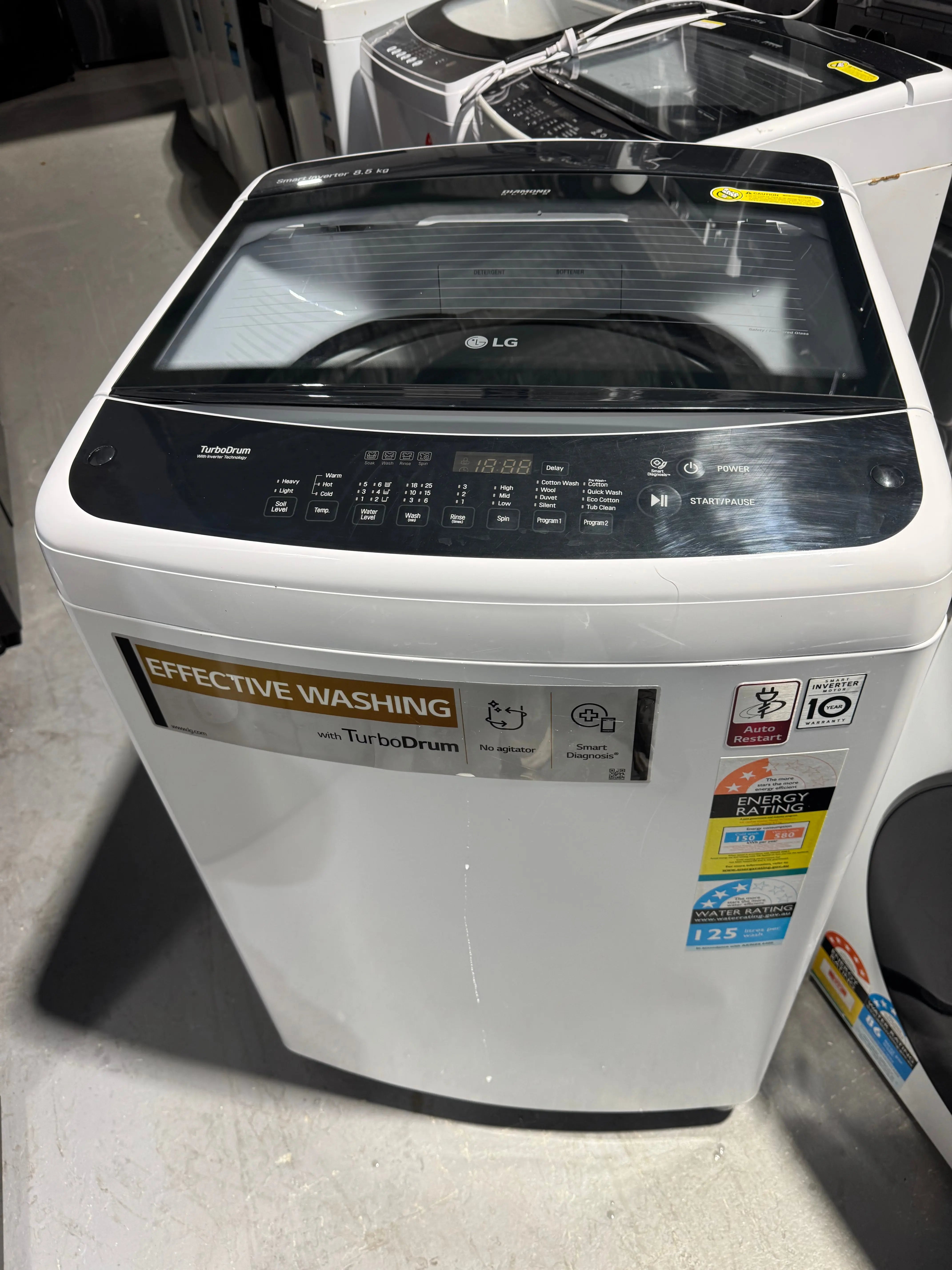 Refurbished LG 8.5kg washing machine