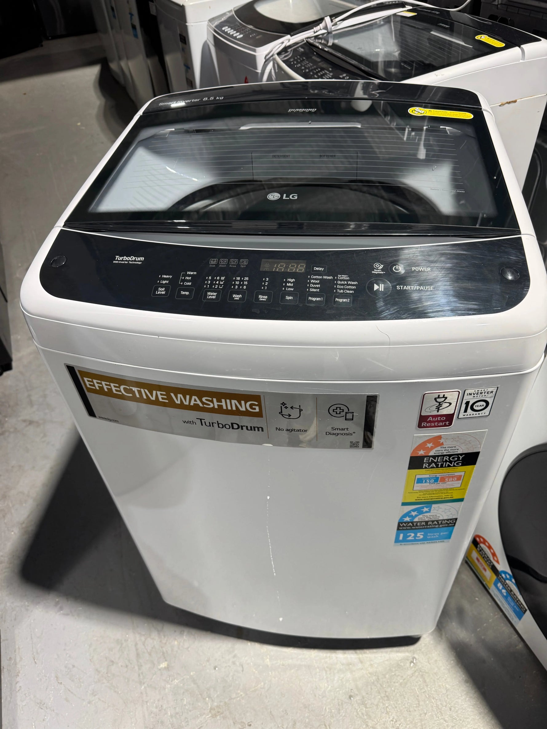 Refurbished LG 8.5kg washing machine