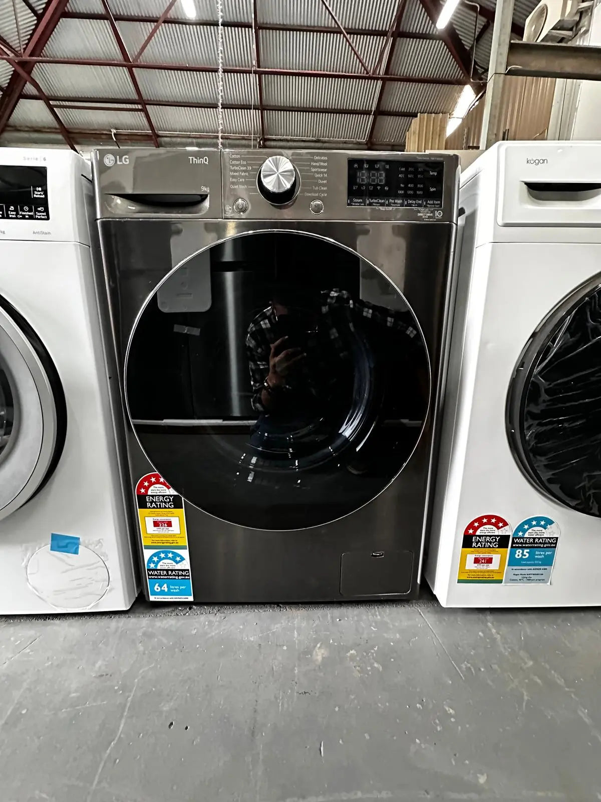 Refurbished LG 9kg Front Load Washer WV9-1609B | ADELAIDE