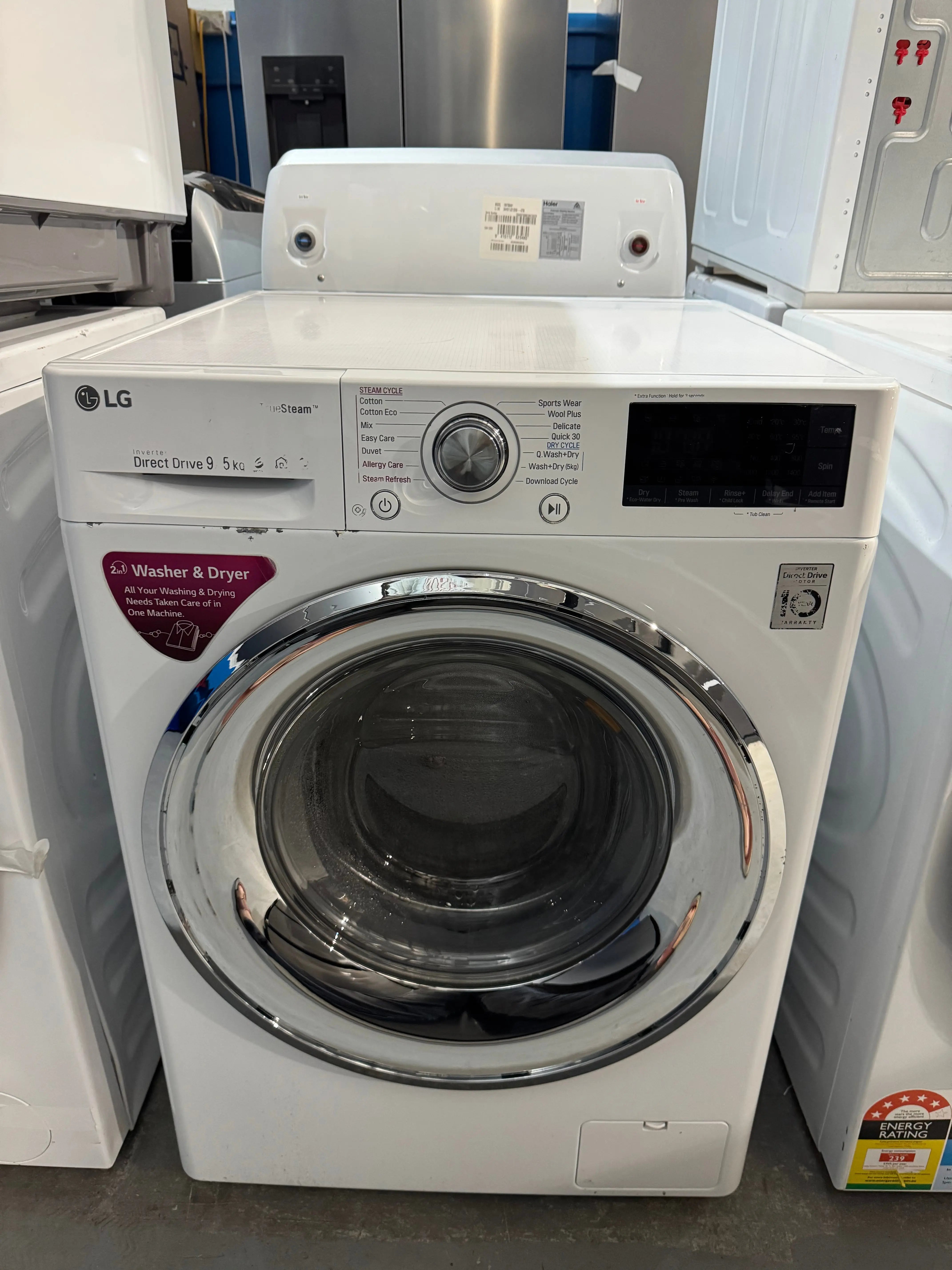 Refurbished LG 9kg washing machine | PERTH
