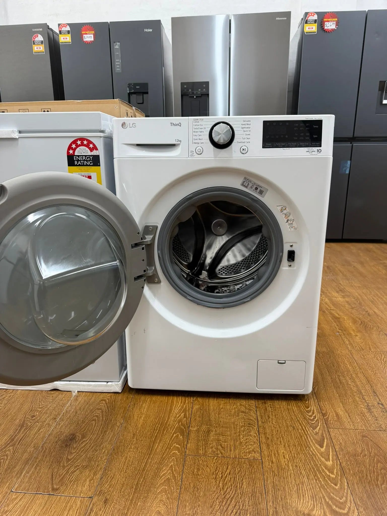 Refurbished LG WV9-1412W 12kg Front Load Washing Machine | RESERVOIR
