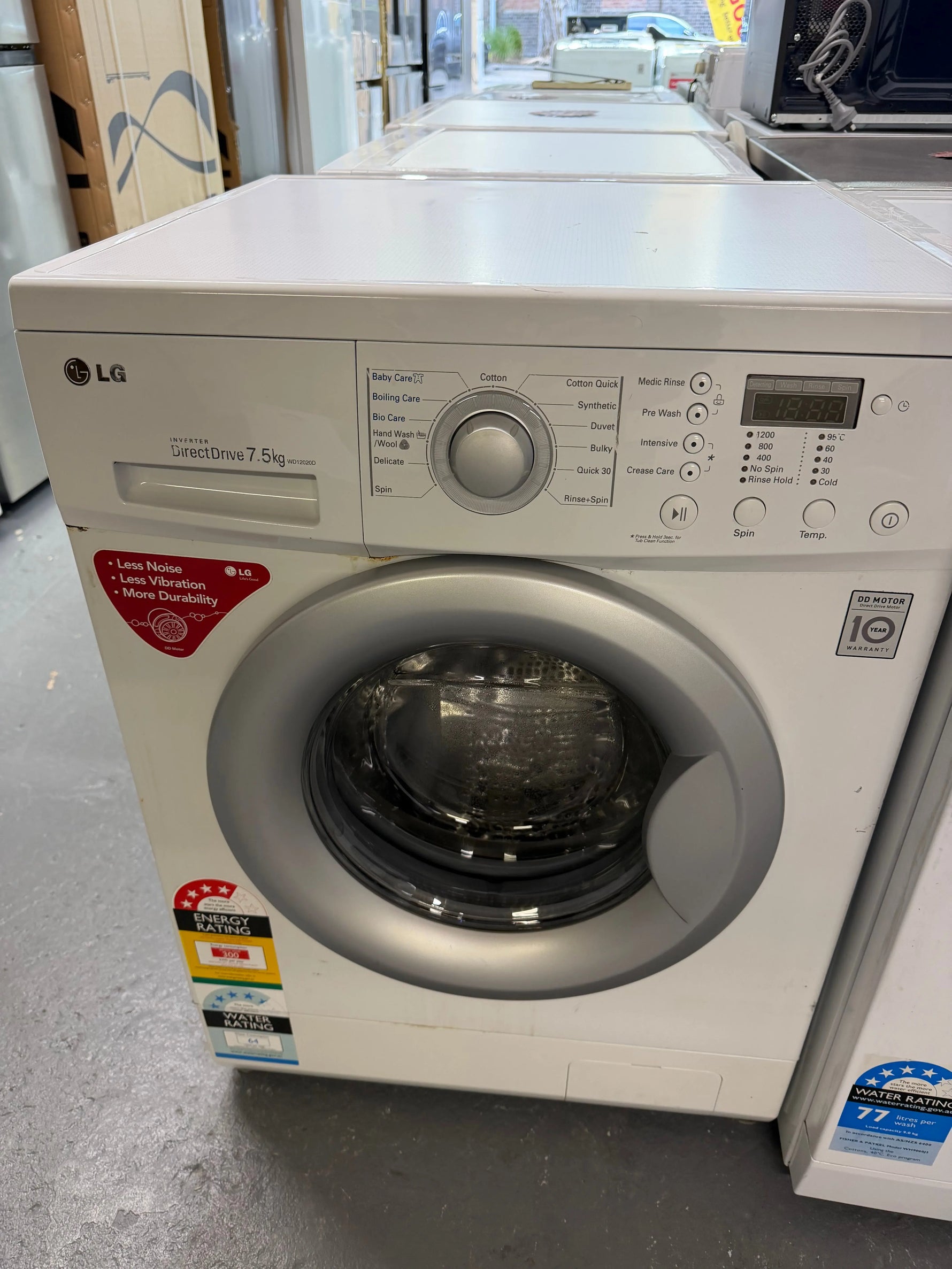 Refurbished Lg 7.5 kg Front loader washer
