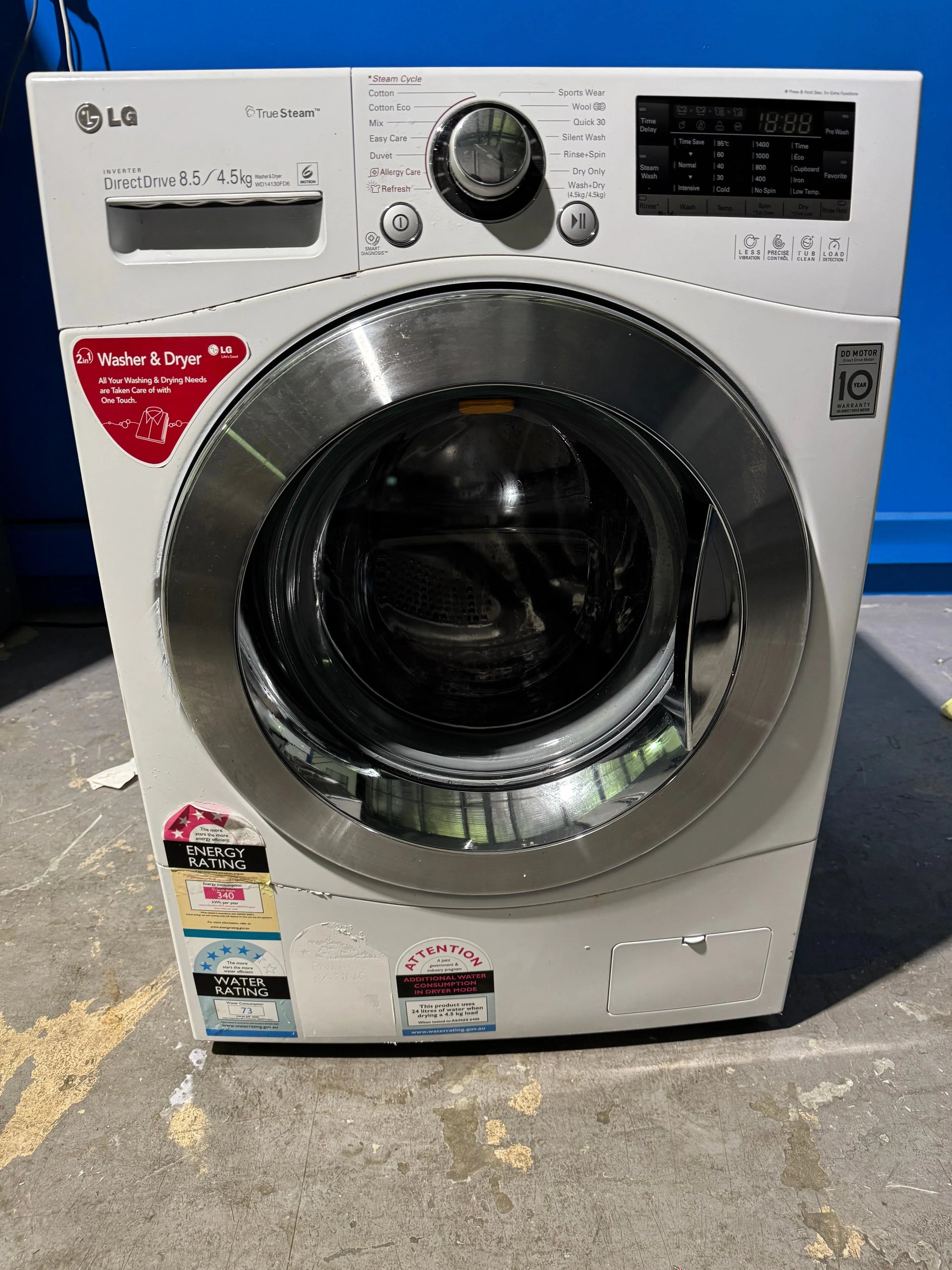 Refurbished Lg 8.5 Kgs Washing Machine only | PERTH