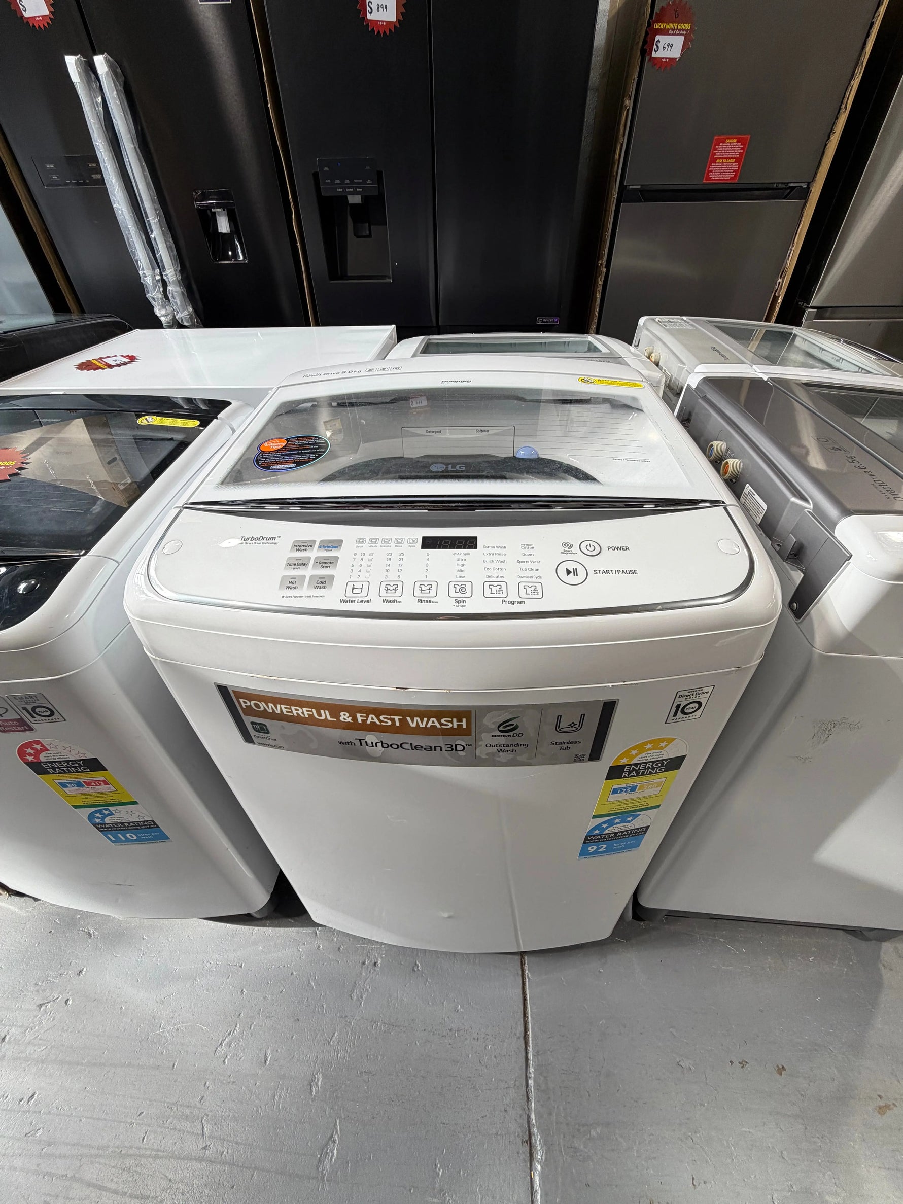 Refurbished Lg 9 kg Top loader washer