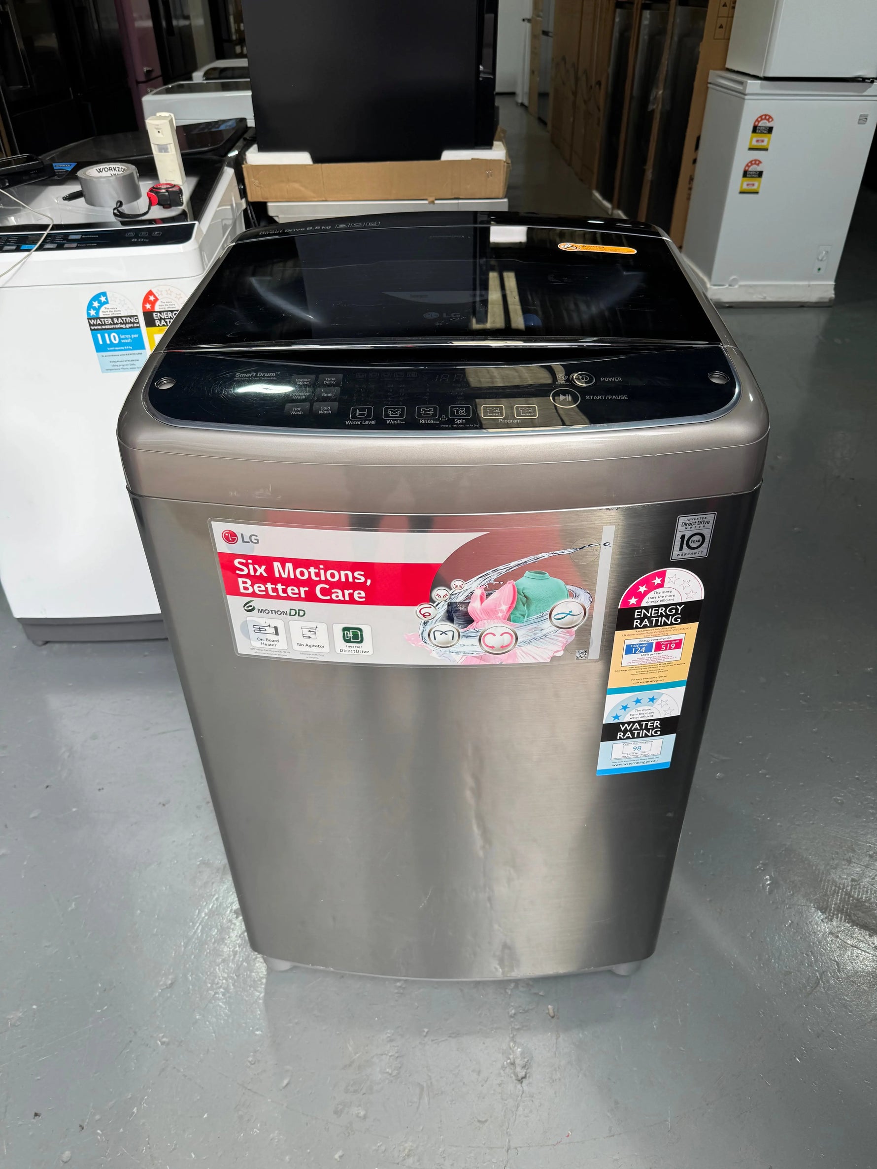 Refurbished Lg 9.5 kg Top loader washer 3 months warranty | ALEXANDRIA