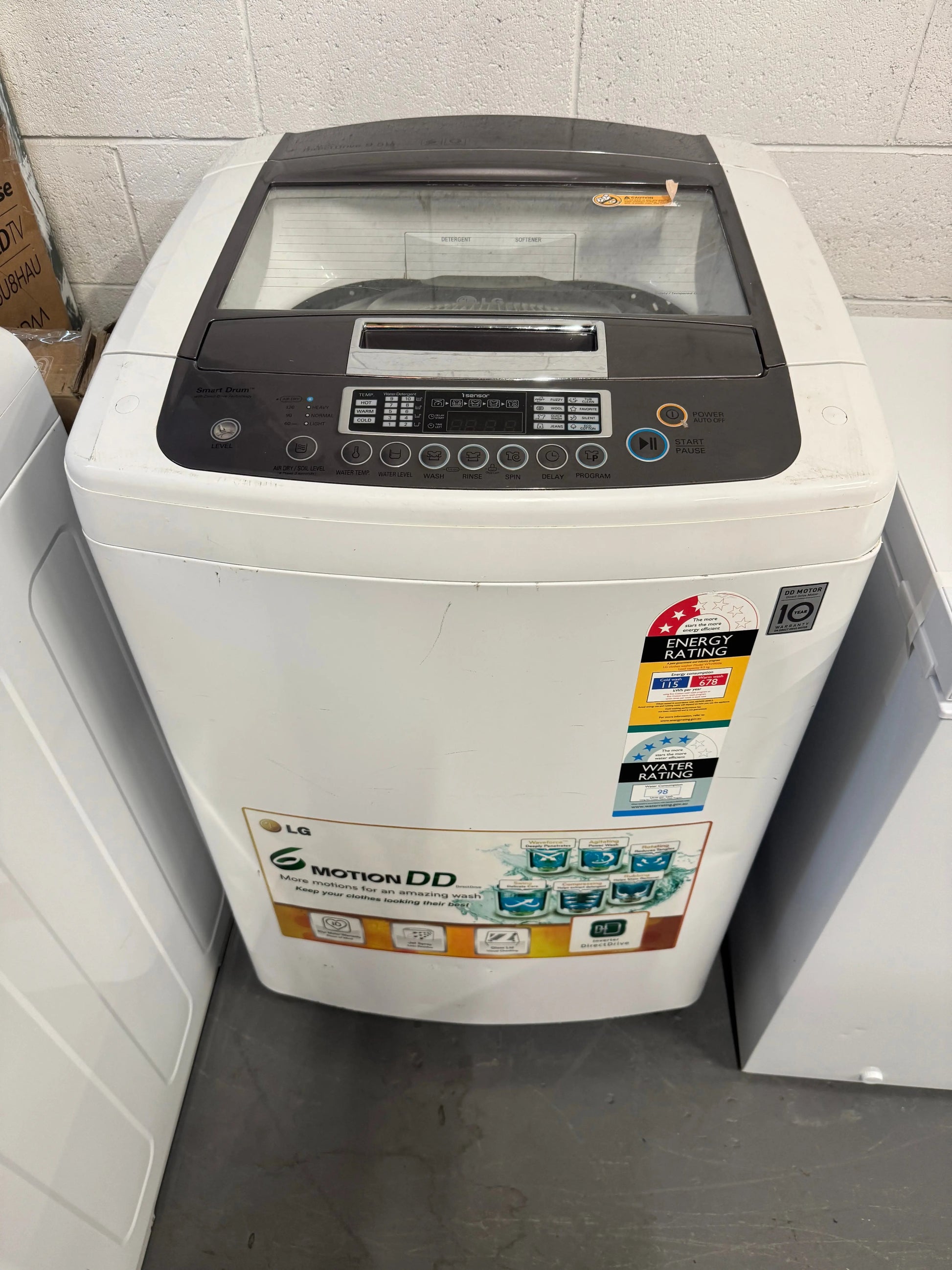 Refurbished Lg 9.5 kg top loader washer | SYDNEY