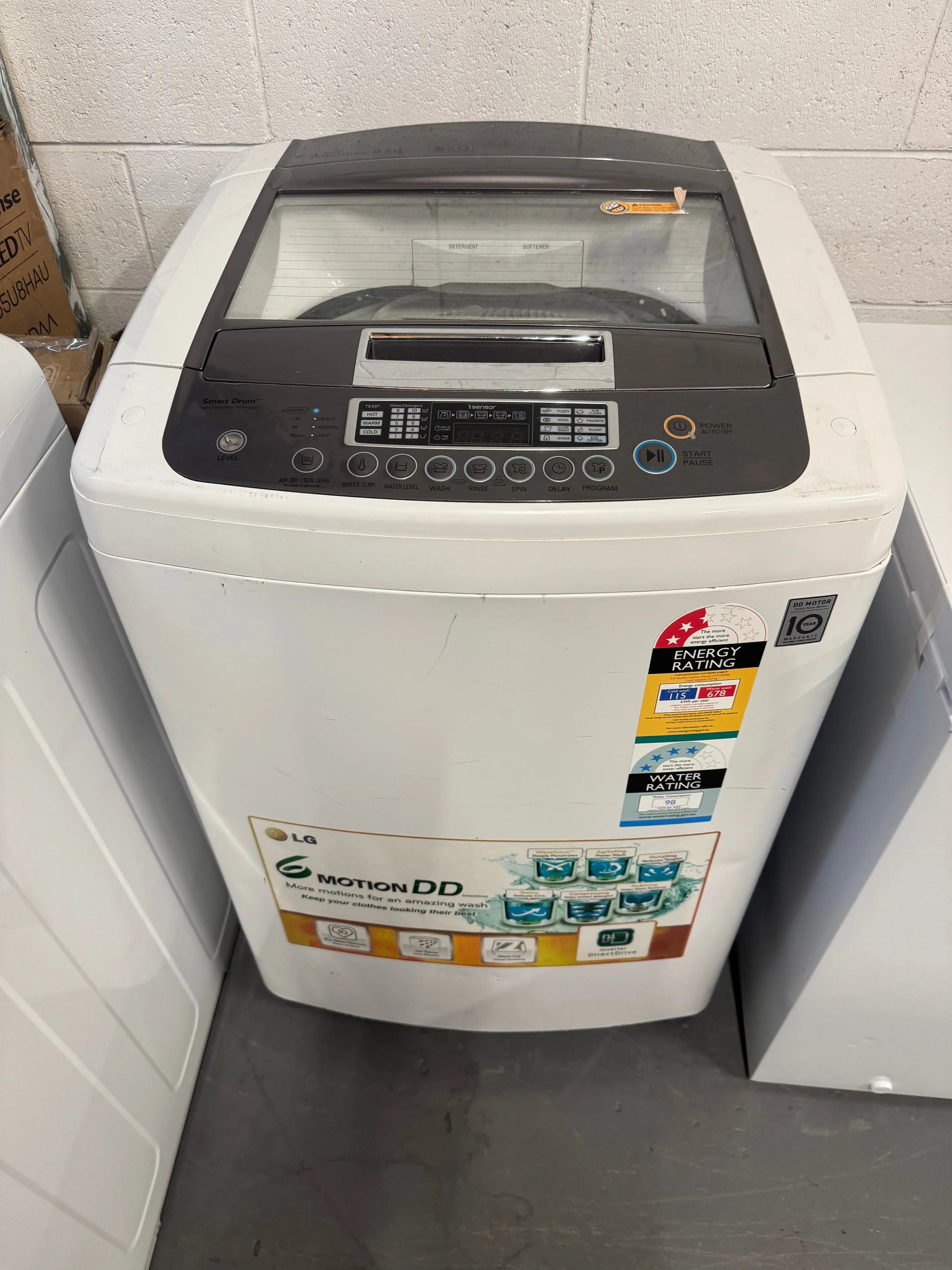 Refurbished Lg 9.5 kg top loader washer | SYDNEY