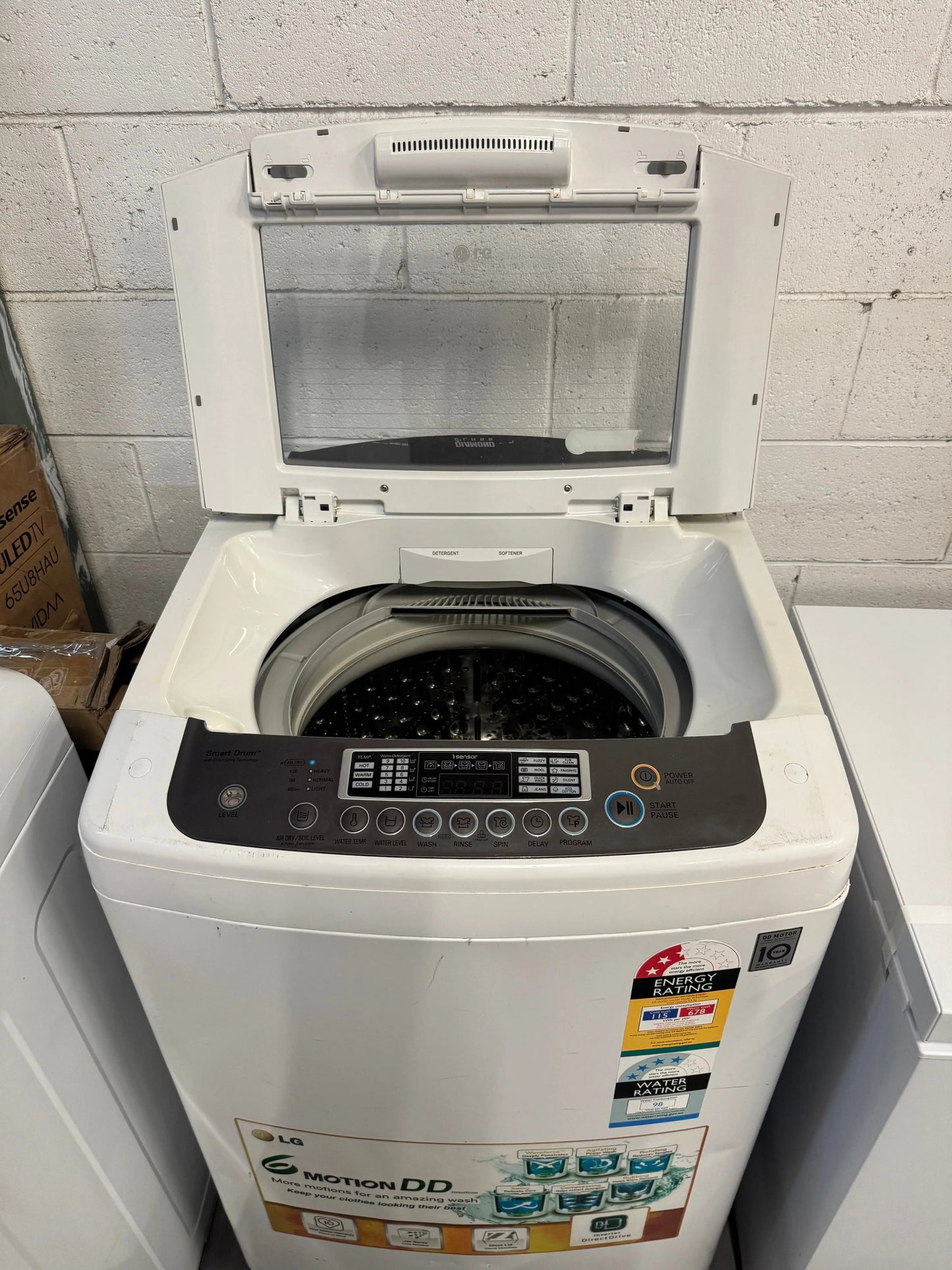 Refurbished Lg 9.5 kg top loader washer | SYDNEY
